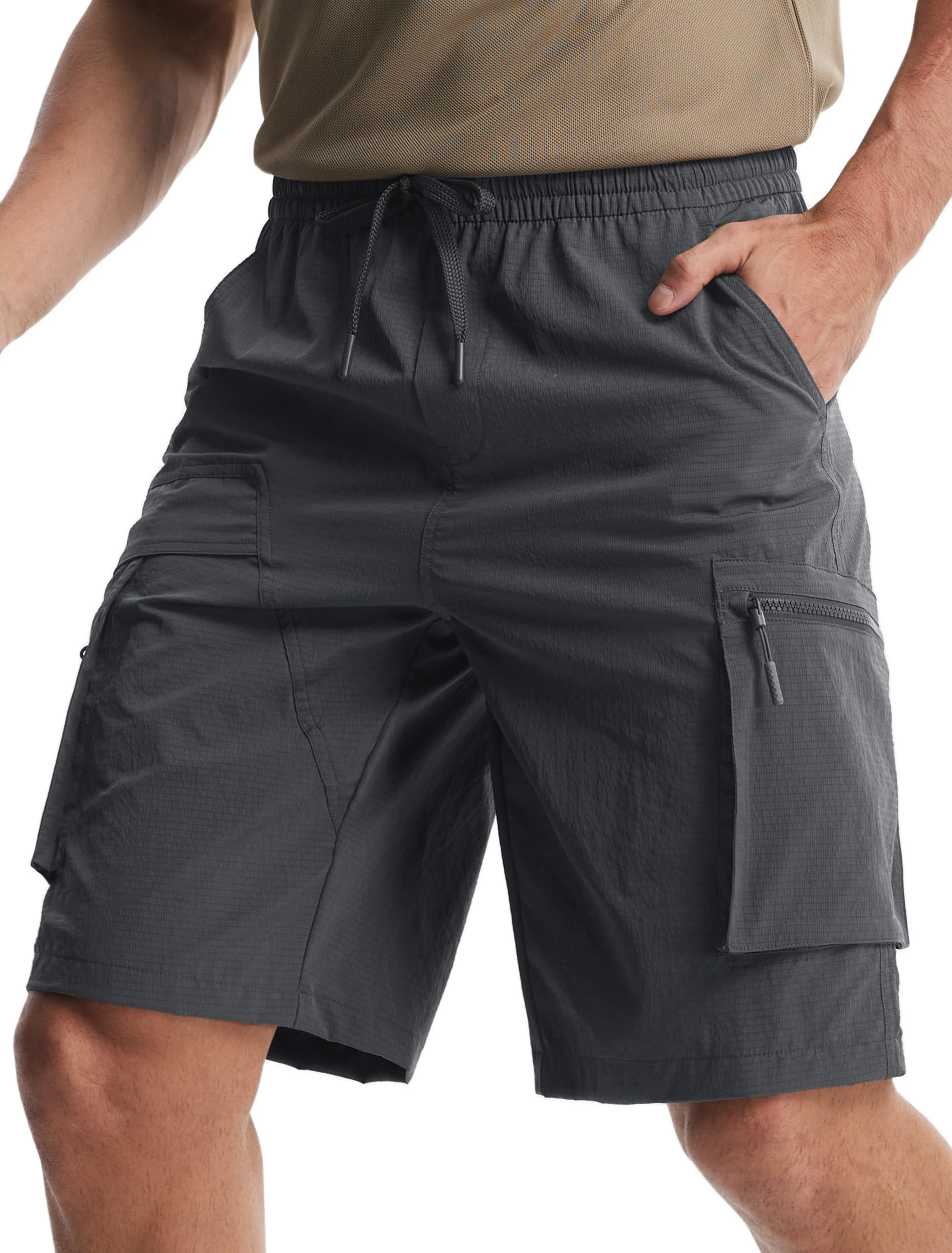 Libin Mens Shorts Casual All Day Comfy Quick Dry Lightweight Cargo Hiking Shorts Breathable Outdoor Sports Travel