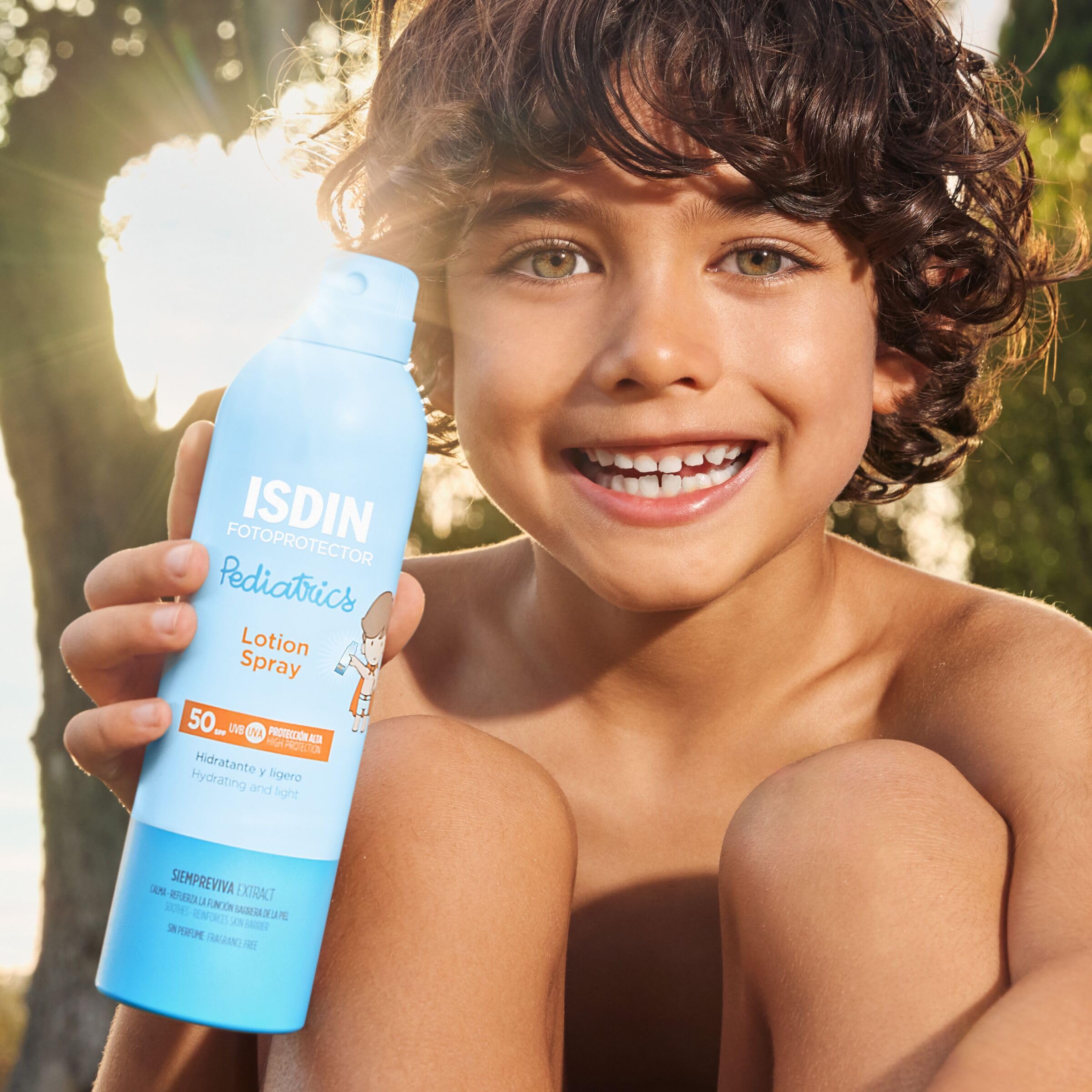 Image secondaire de ISDIN Fotoprotector Lotion Spray Protector Solar Corporal Para Niños SPF50 250 ml