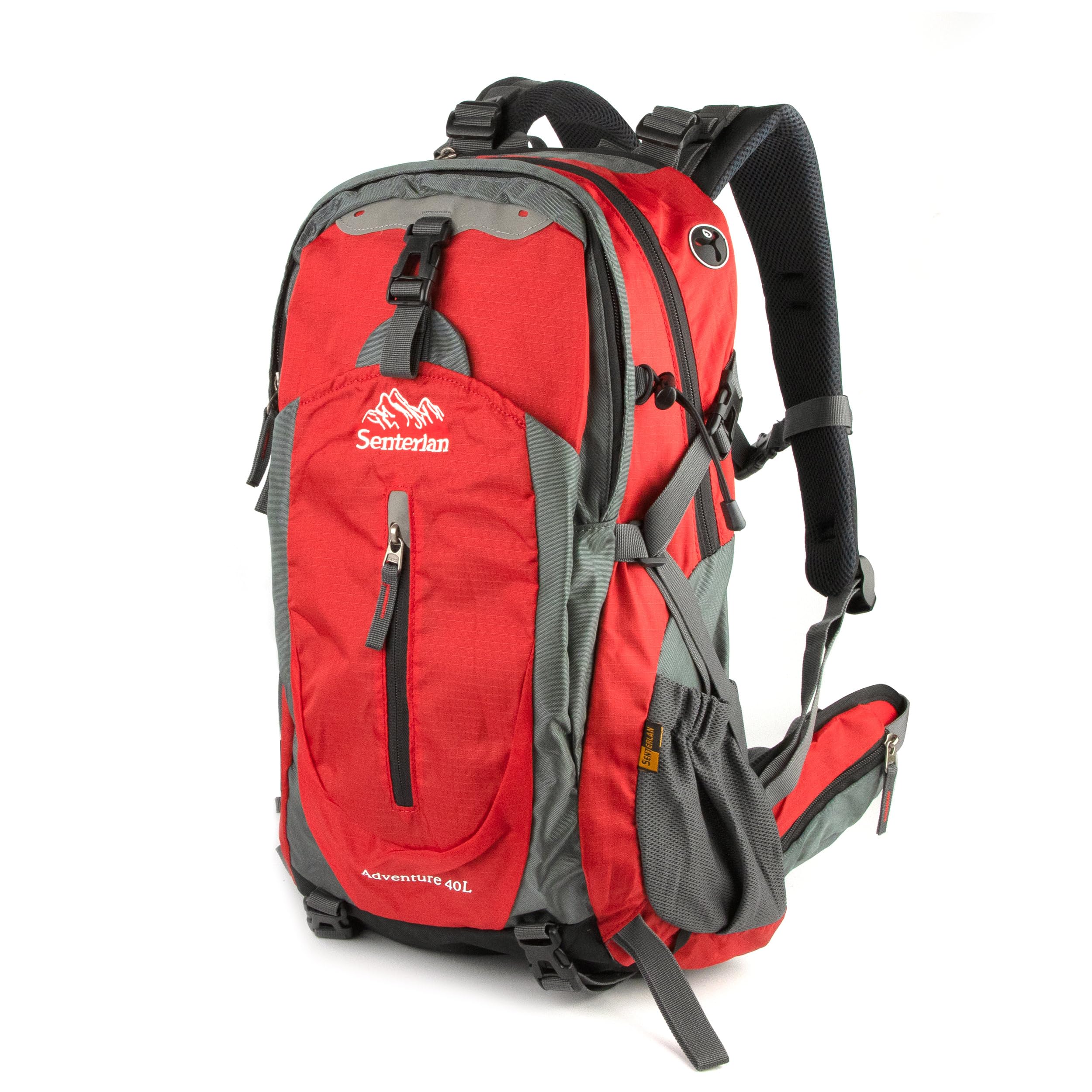 Trekking Backpack 40L for Men and Women with Mesh Back Ventilation and Many Useful Functions