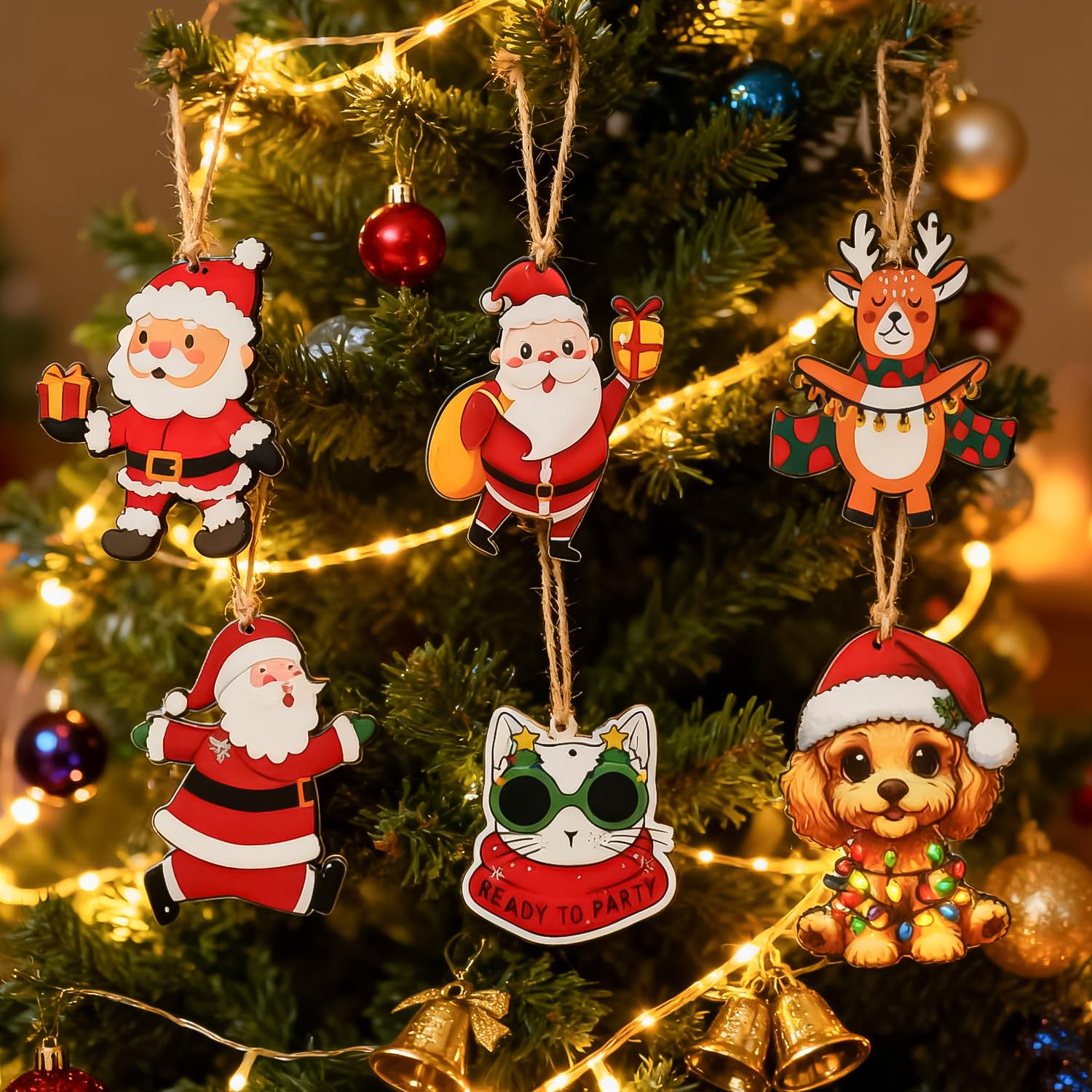 Lot de 101 boules de Noël