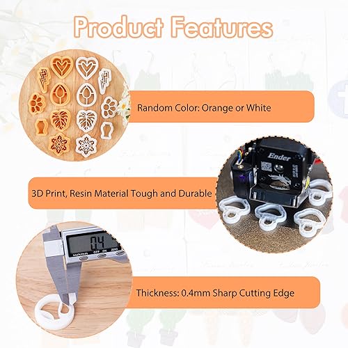 Miniatura 6 de Puocaon Cortadores escolares de arcilla polimérica  10 piezas de libros cortadores de arcilla polimérica para joyas, bolsa escolar, lápiz de crayón