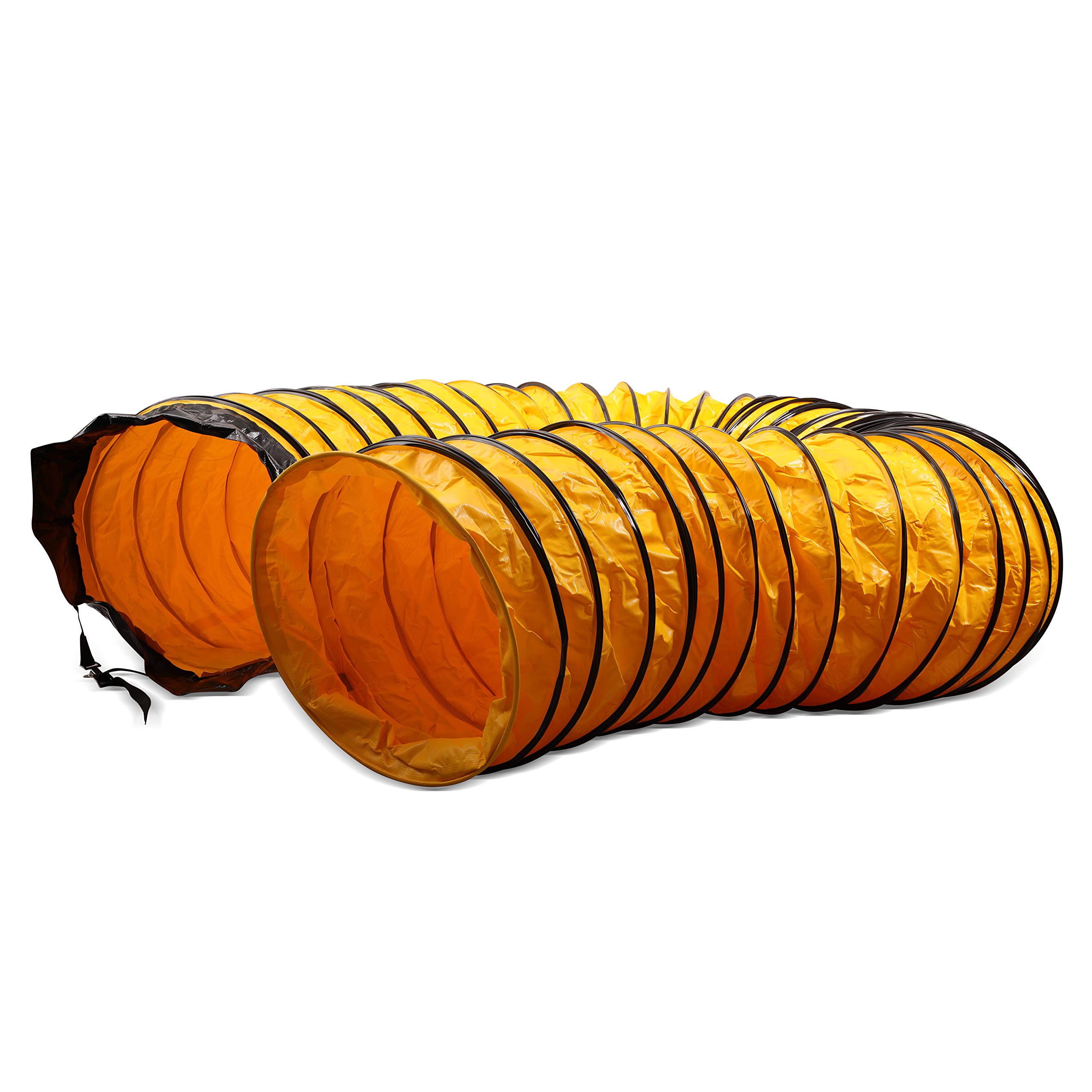 MOUNTO Elastyczny wąż kanałowy PCW do wentylatora wydechowego (50 cm)