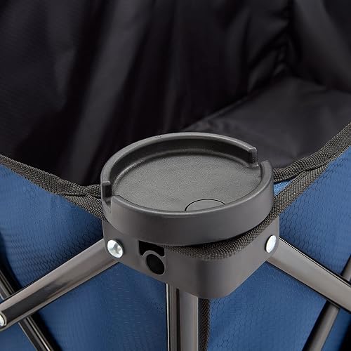 Miniatura 7 de Gorilla Carts Carrito Utilitario Colapsible Plegable para Exteriores, Cama de Gran Tamaño de 7 Pies Cúbicos, Capacidad de Carga de 150 lb, Azul