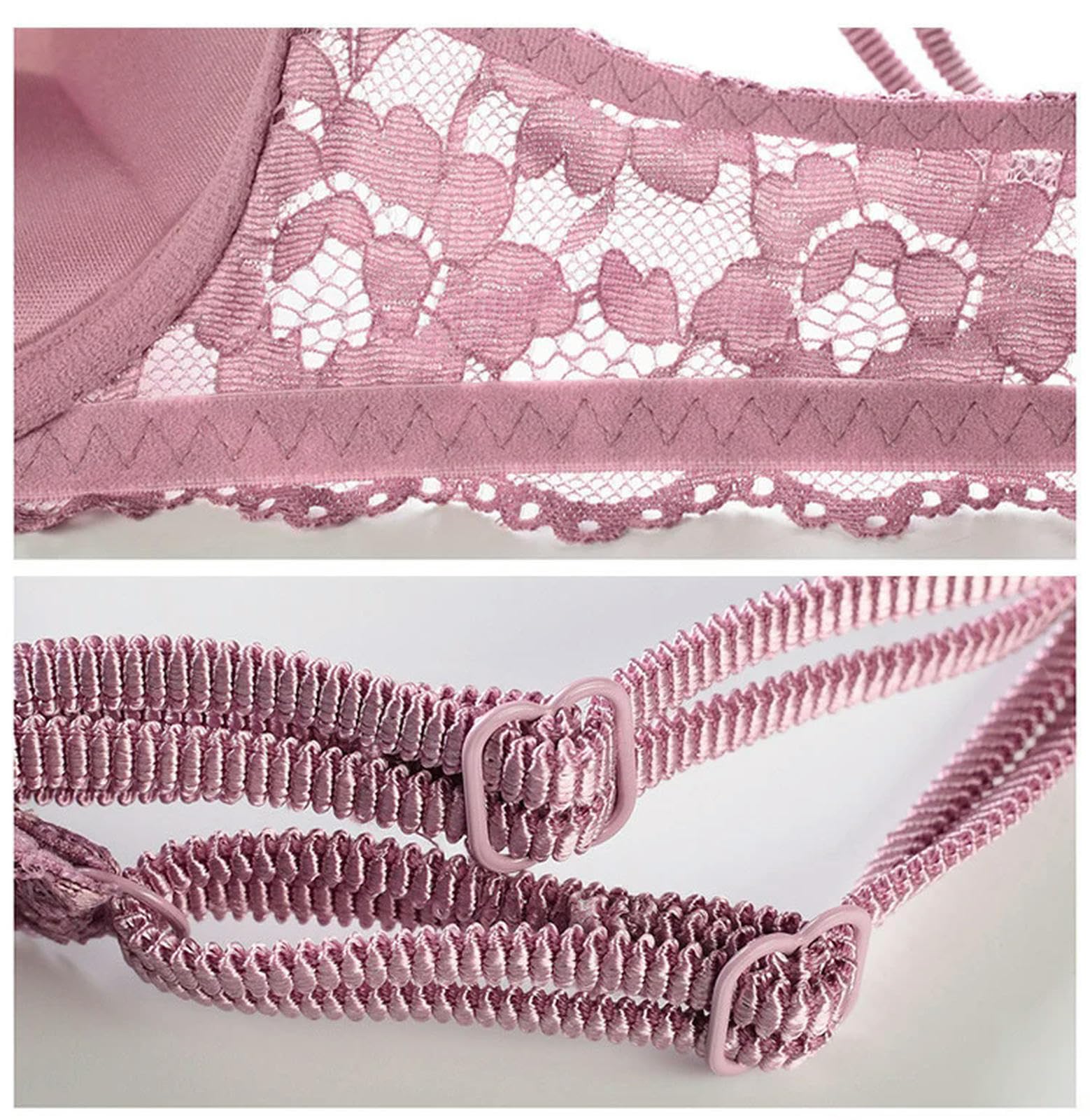 Pantofole Lingerie Sexy per Donne Reggiseno in Pizzo E Set di Mutandini Reggiseni con Cintura di Giarrettiera