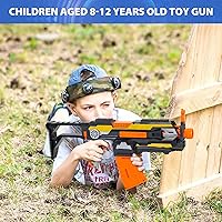 Vista 6 de Pistola de juguete automática, lanzadores de espuma eléctrica y pistolas de juguete con 40 balas, juguetes para niños de 6, 7, 8, 9+ años, gran