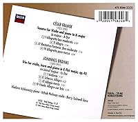 Vista 2 de Franck Sonata for Violin & Piano Brahms Trio for Violin, Horn & Piano