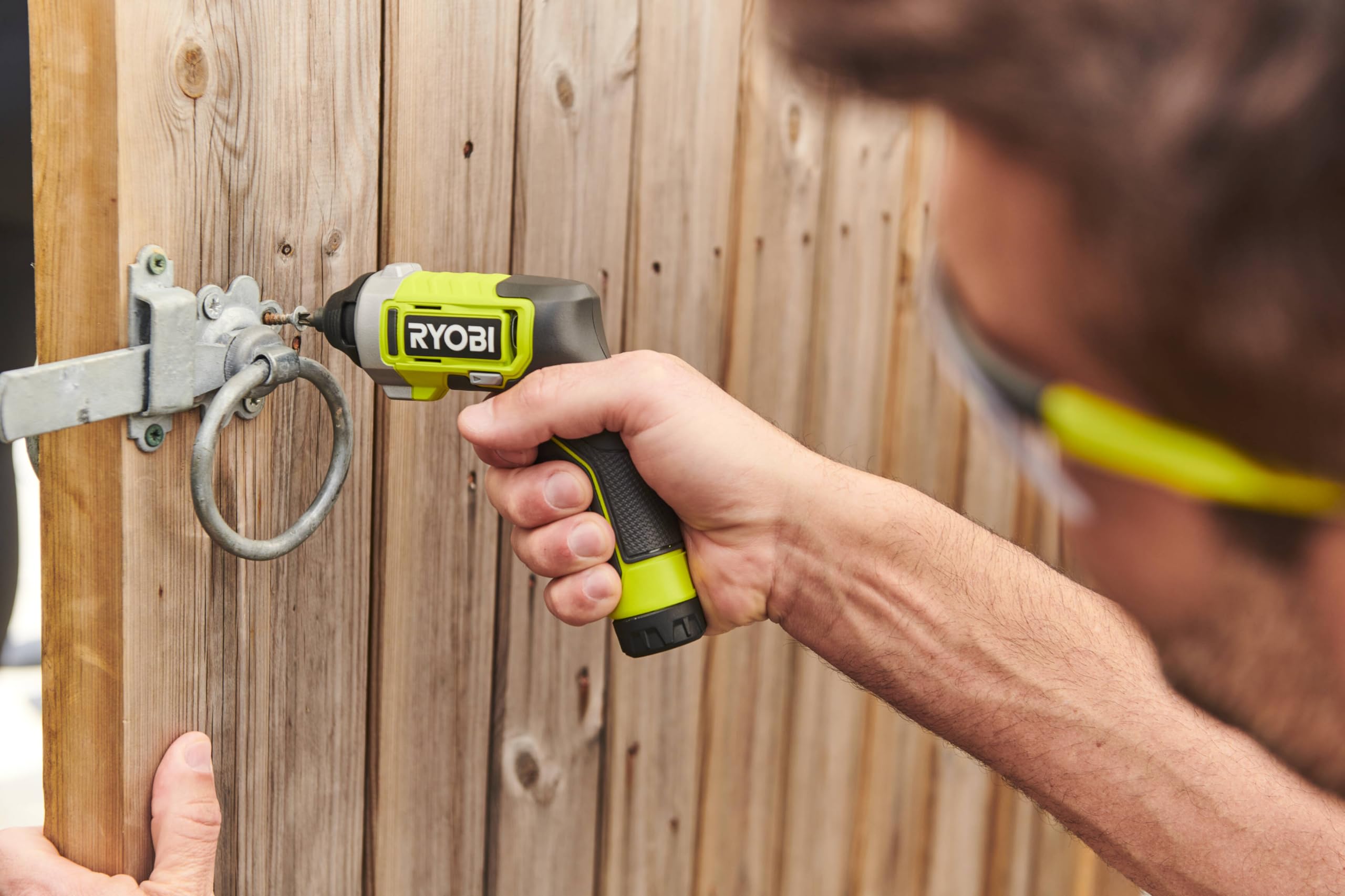 RYOBI RSD4-120TA2 - Destornillador USB de litio de 4 V exclusivo de Amazon