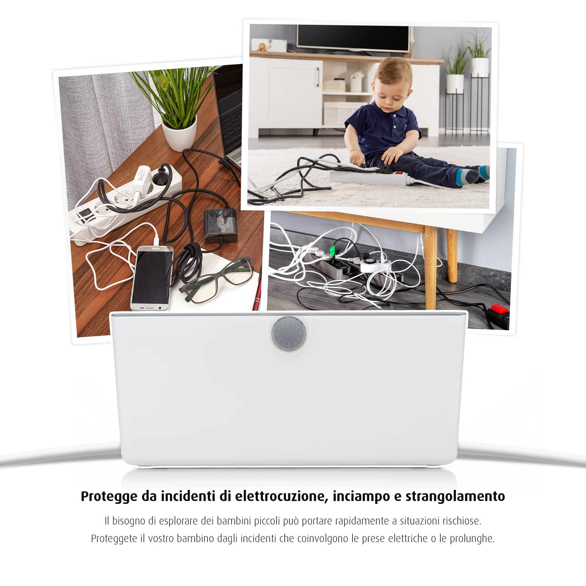 reer CableGuard | Box per cavi a prova di bambino