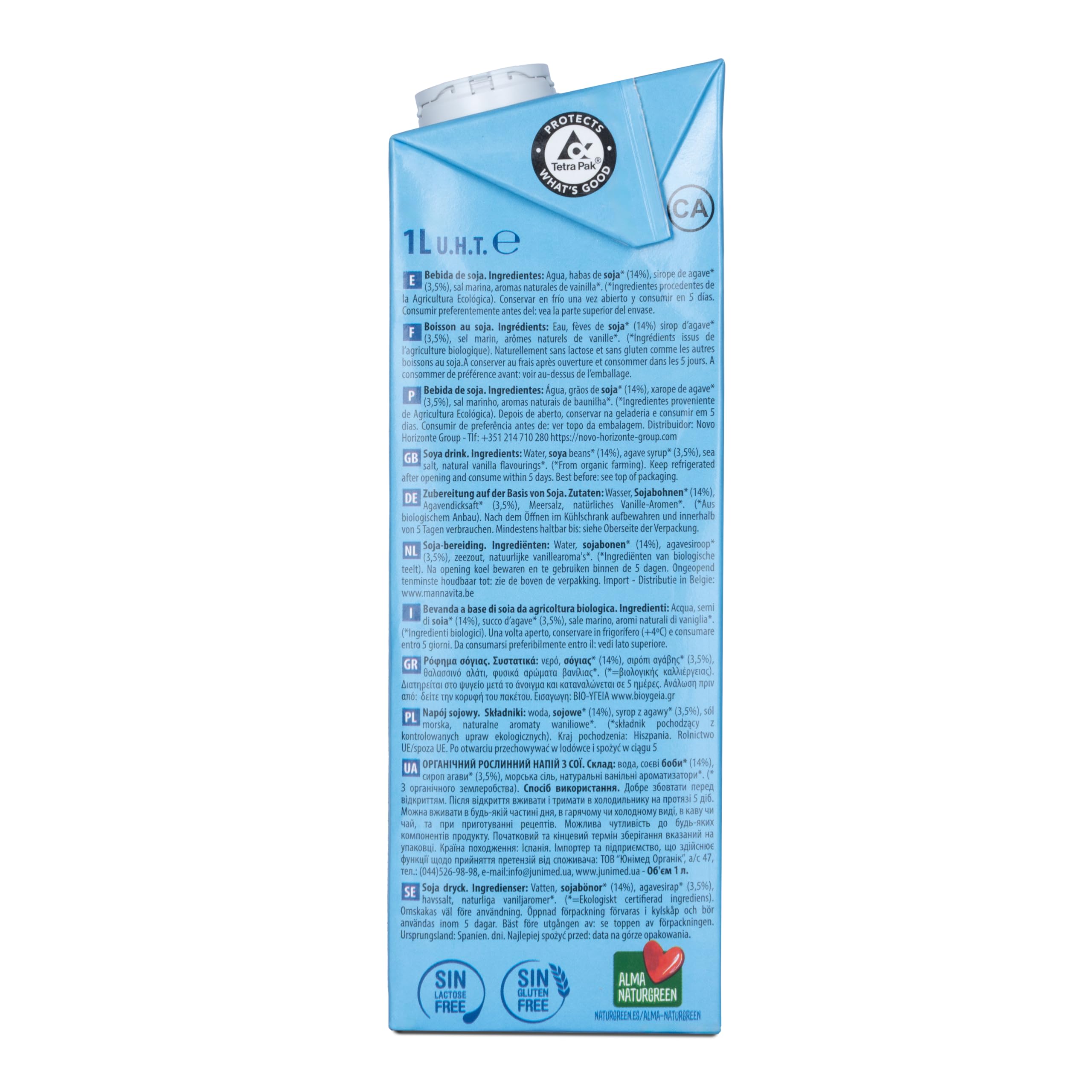 NaturGreen Soja Calcium Bio 1 L