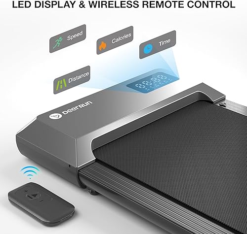 Miniatura 4 de DeerRun Walking Pad, Under Desk Treadmill 2 in1, Mini Treadmill with Remote Control, Walking Pad Treadmill Under Desk, Treadmills for Home Office