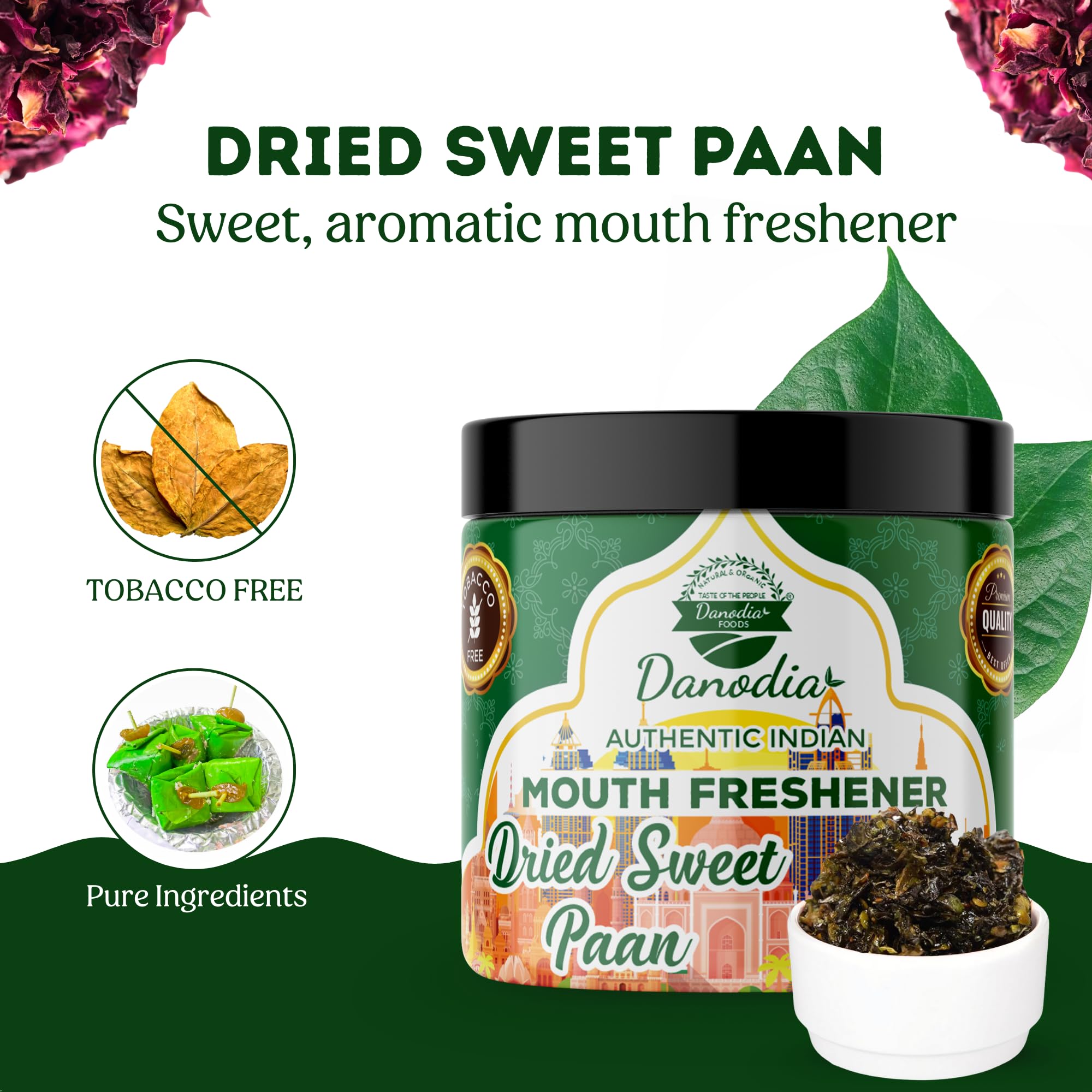 paan without tobacco Amazon.com: Danodia Foods Dried Sweet Paan 100 g (3.53 oz) — Authentic  Indian Mouth Freshener (Mukhwas), Dry Dates • Rose • Fennel, Non Tobacco,  Alcohol Free