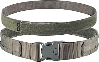 2" MOLLE Duty Belt w/ 1.5" Inner Belt Tactical Gear Holster Utility Carry Belt Range Battle Competition Equipment Belt - TACNEX