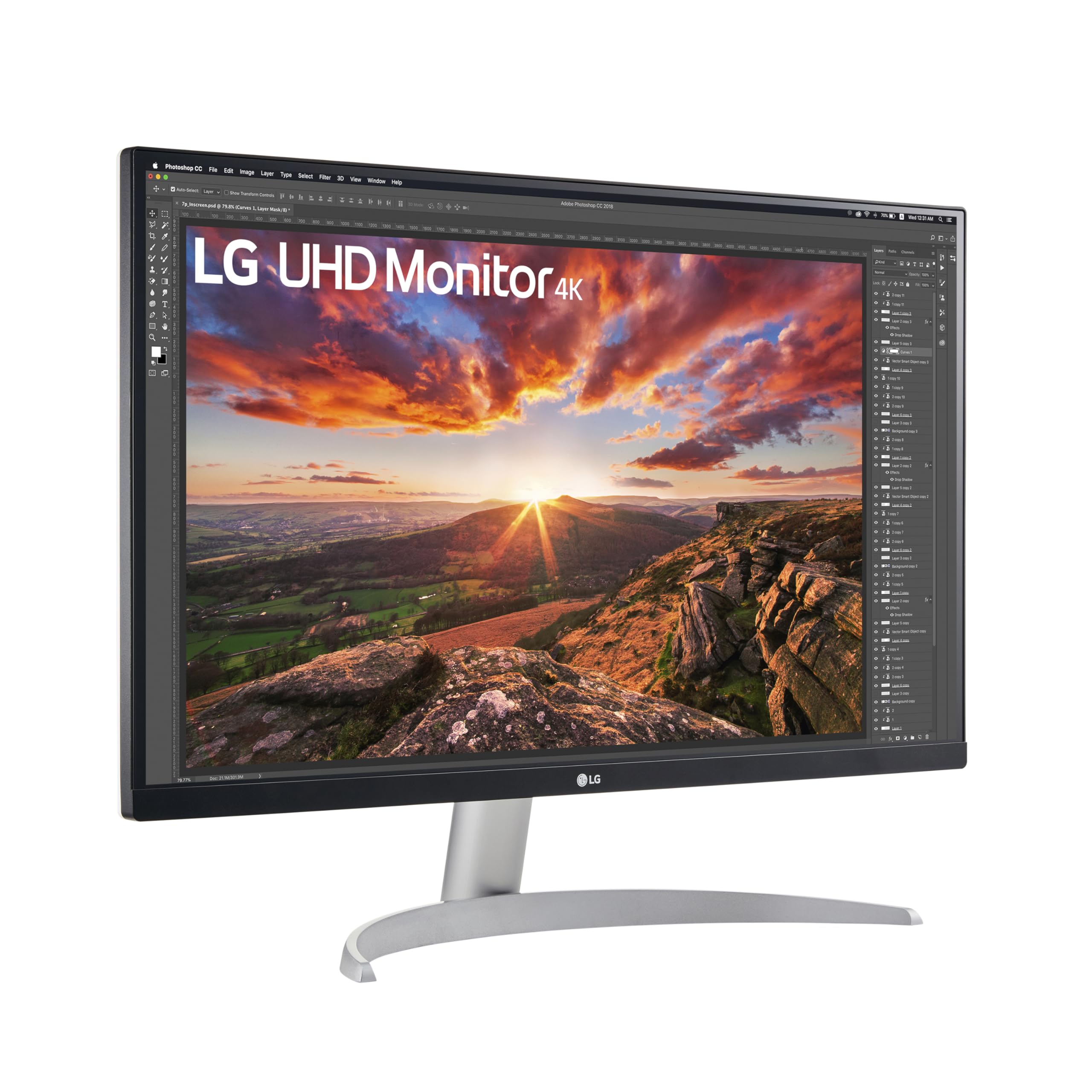 Amazon.co.jp: LG Monitor 27UP600-W、27インチ、HDMI2x、DP1 