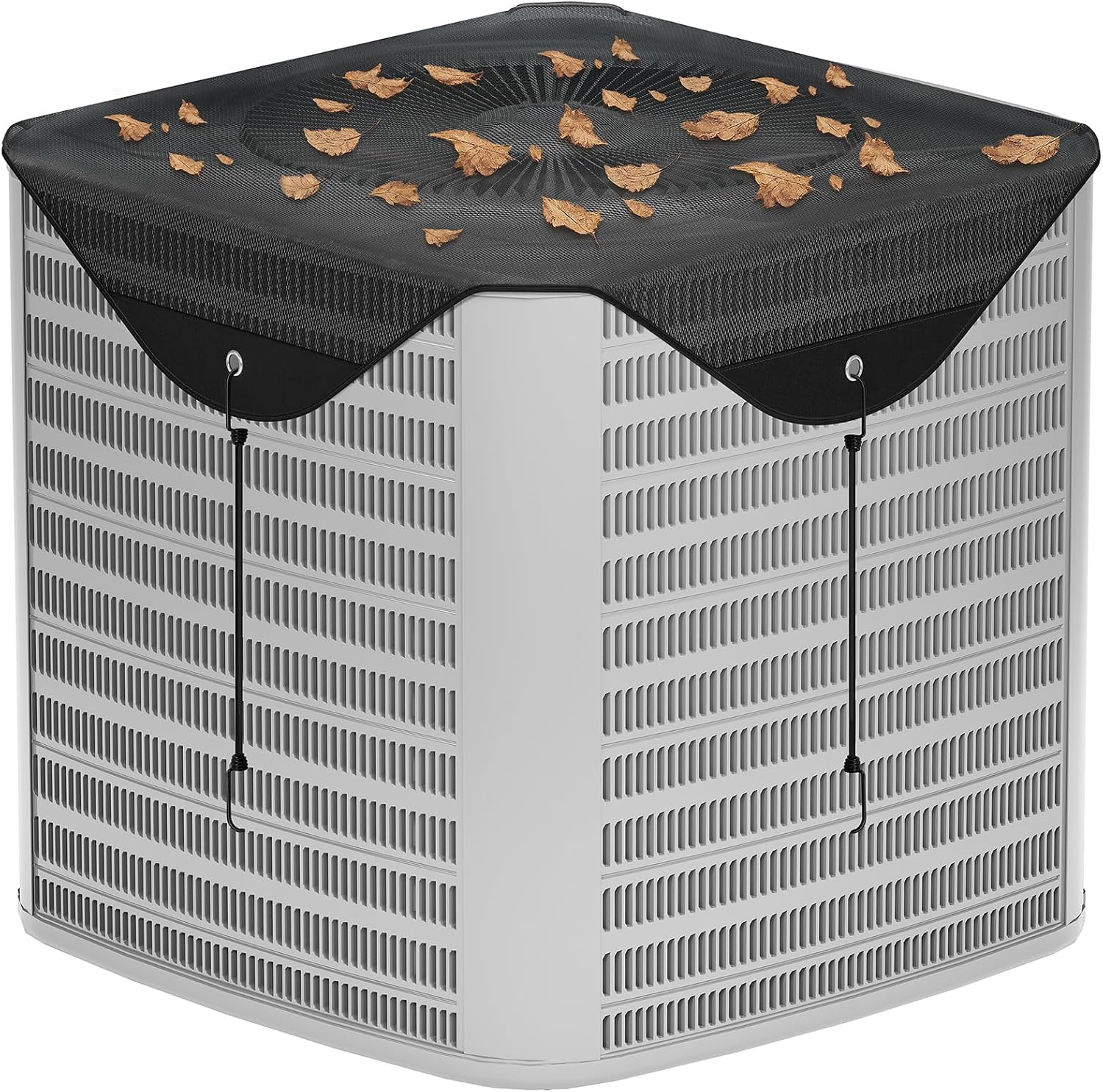 COSFLY Air Conditioner Covers for Outside Units, Mesh AC Cover Outdoor, Breathable Heavy Duty Top Protection, All Seasons, Storage Bag - 36 x 36 Inches