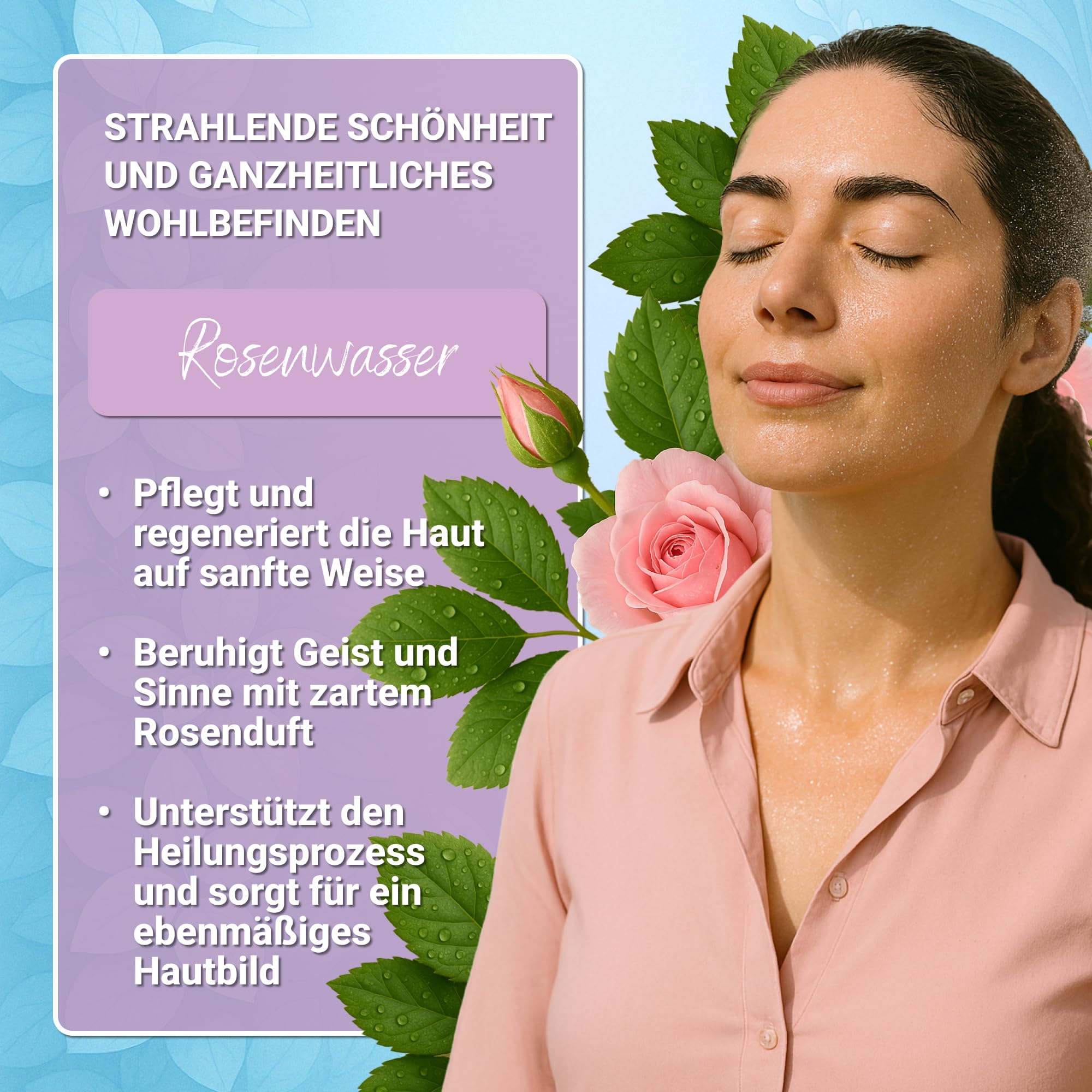 Rosenwasser, bulgarisch bio, Hydrolat