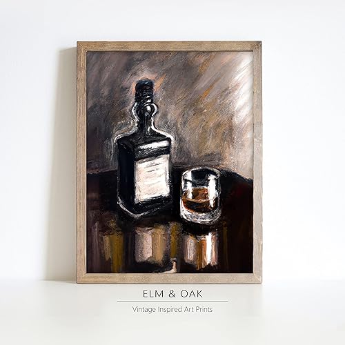 Miniatura 7 de Bourbon Wall Decor - Modern Scotch Whiskey Cocktail Art Print for Bar Bartender - Gift For Men - Home Decoration for Kitchen, Dining Room, Man Cave