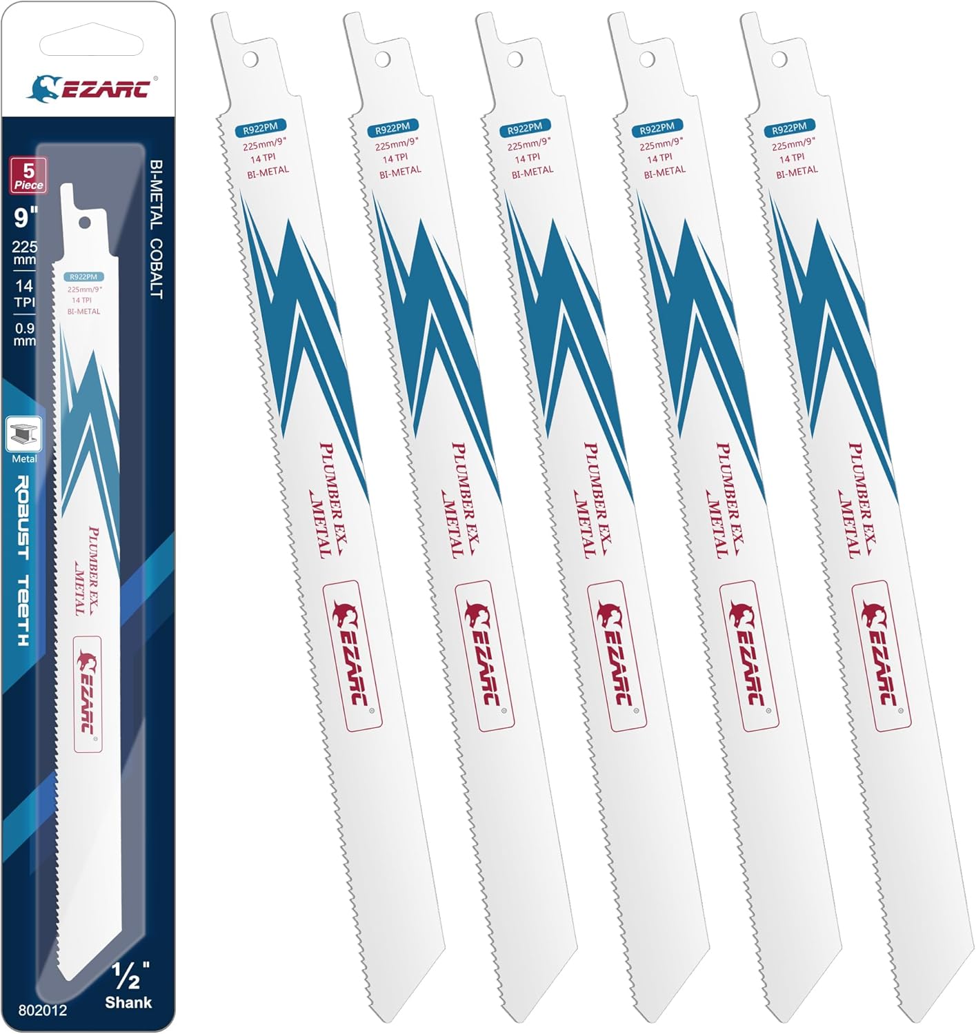 EZARC Reciprocating Saw Blade BiMetal Cobalt Sabre Saw Blades for