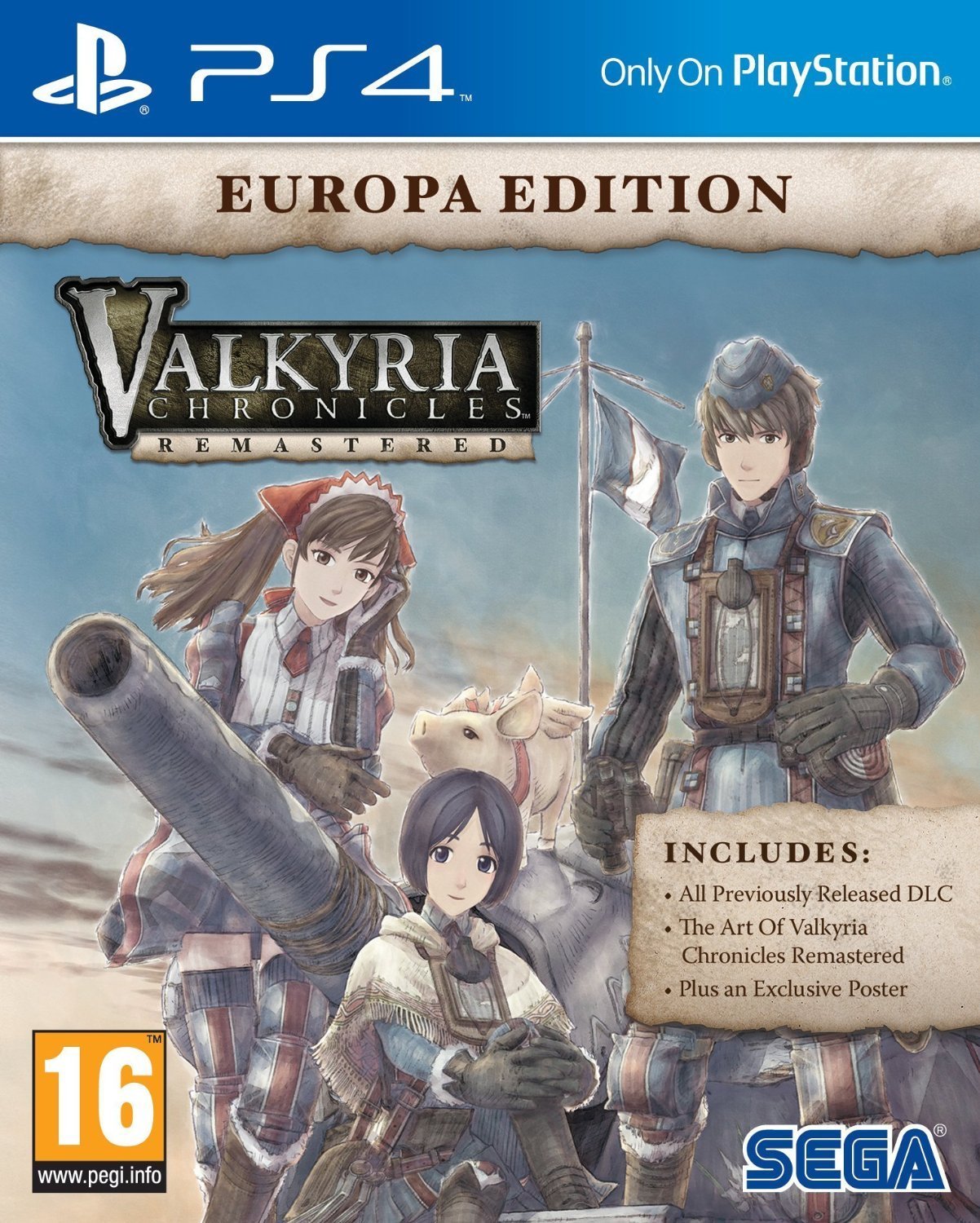 Valkyria Chronicles Remastered Europa Edition (PS4) by Koch International