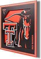 Vista 13 de YouTheFan NCAA Texas A&M Aggies - Arte de pared de la serie de logotipos 3D - 12x12 pulgadas