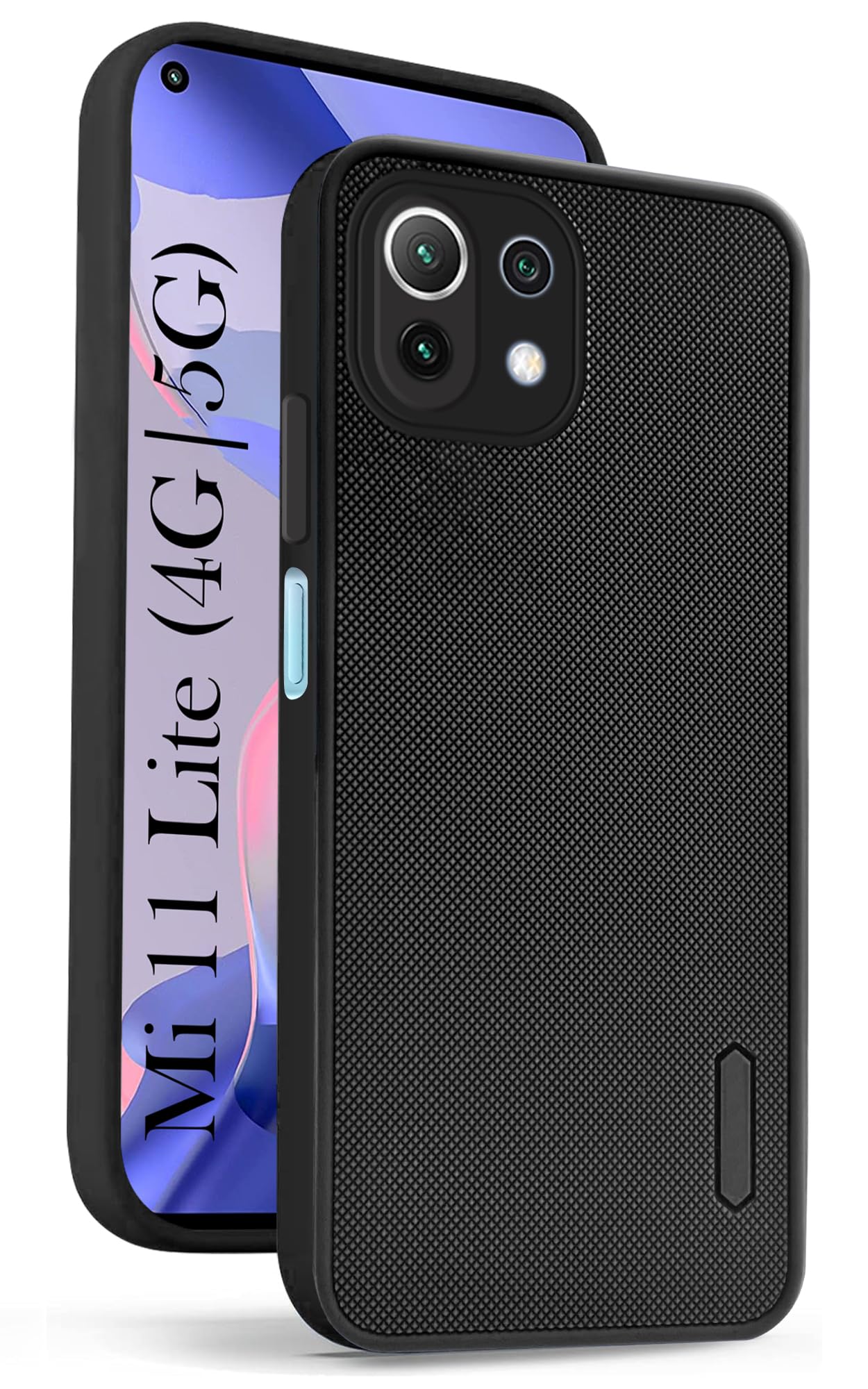 Jkobi Back Cover Case for Xiaomi Mi 11 Lite 4G | 11 Lite 5G (Textured Grip Design | Camera Protection | Slim and Light Weight | Soft Touch and Feel | Black) (B0D17V31T7) Amazon Price History, Amazon Price Tracker