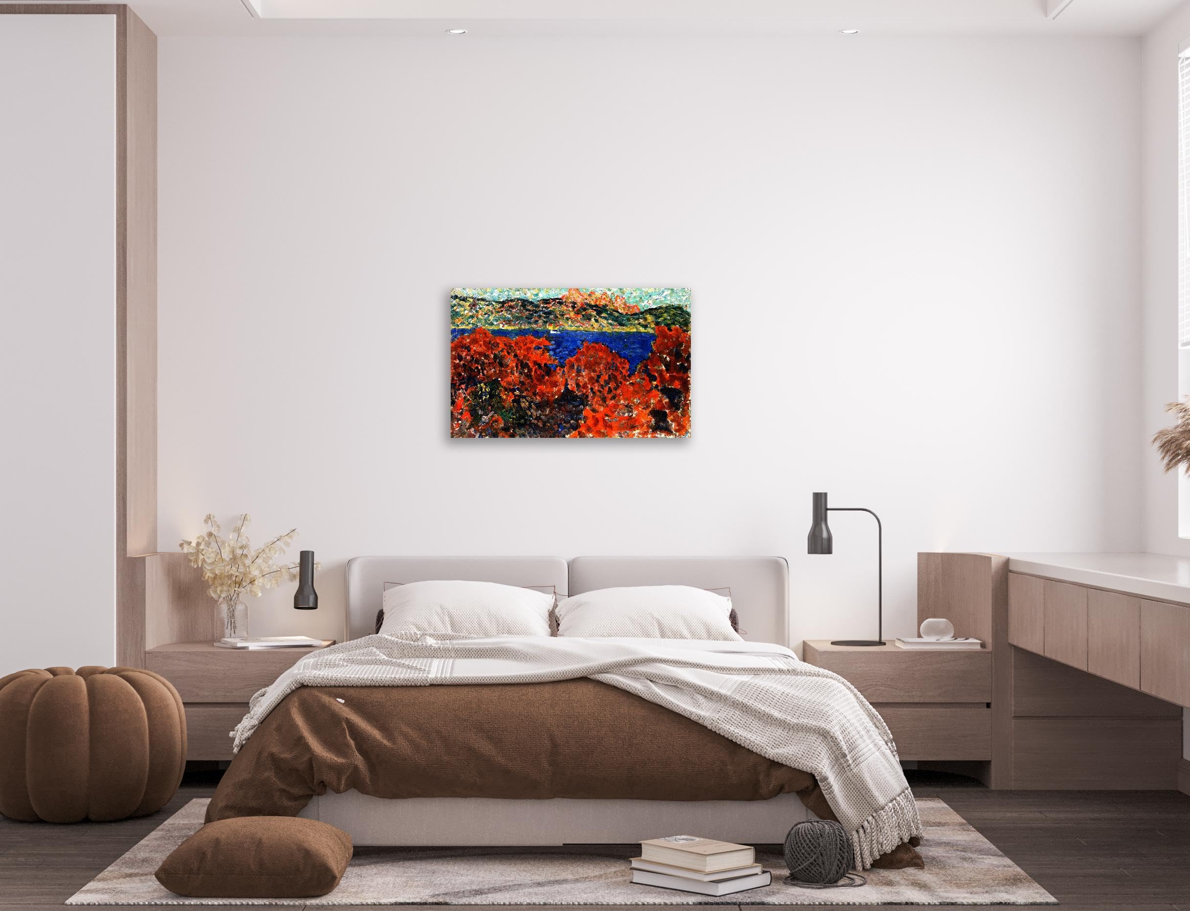 EYEZER Cuadro sobre Lienzo Pintura famosa reproducción sobre lienzo carteles e impresiones artísticos Cuadros de arte abstracto Decoración de sala Red Rocks 50x75cm(20x30in) Innerframe