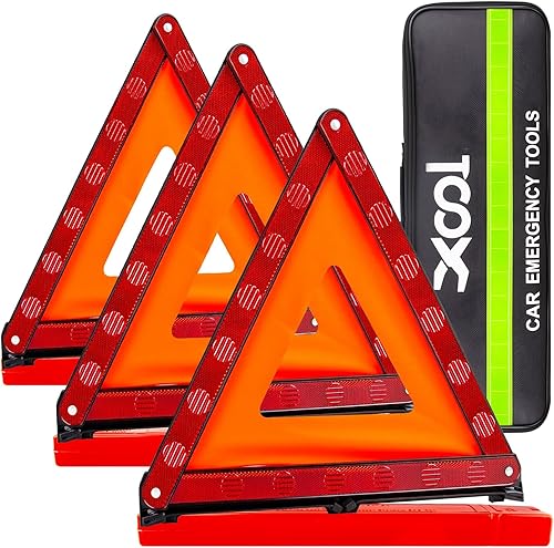Miniatura 11 de XOOL Kit de emergencia para automóvil con cables de puente, kit de primeros auxilios, correa de remolque y juego de herramientas – Kit de seguridad