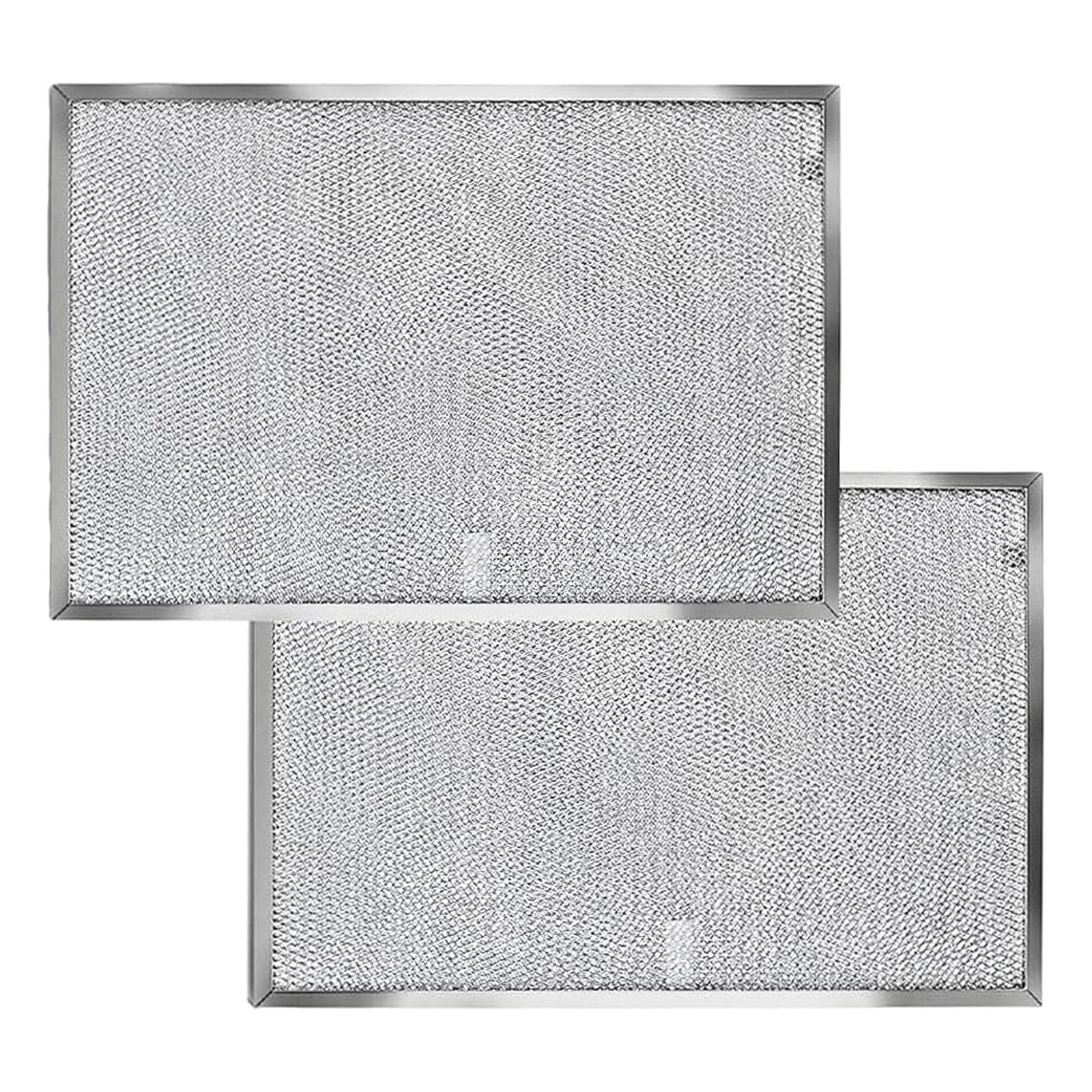 kwoifioy 2 Pack Premium Metal Hood Filter Replacement Improves Easy Extent Hood Grease Filter