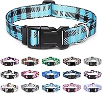 Vista 6 de Mercano Collar ajustable para perro, patrones de diseño especial, collar de nailon suave, cómodo y duradero, para perros pequeños, medianos