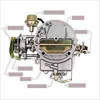 Vista 3 de Carburador de 2 barriles 2100 2150 para Ford 289 302 351 Carb F100 F250 F350 360 Cu Jeep Engine Mustang Reemplazo para Motorcraft/Autolite 2100 2150
