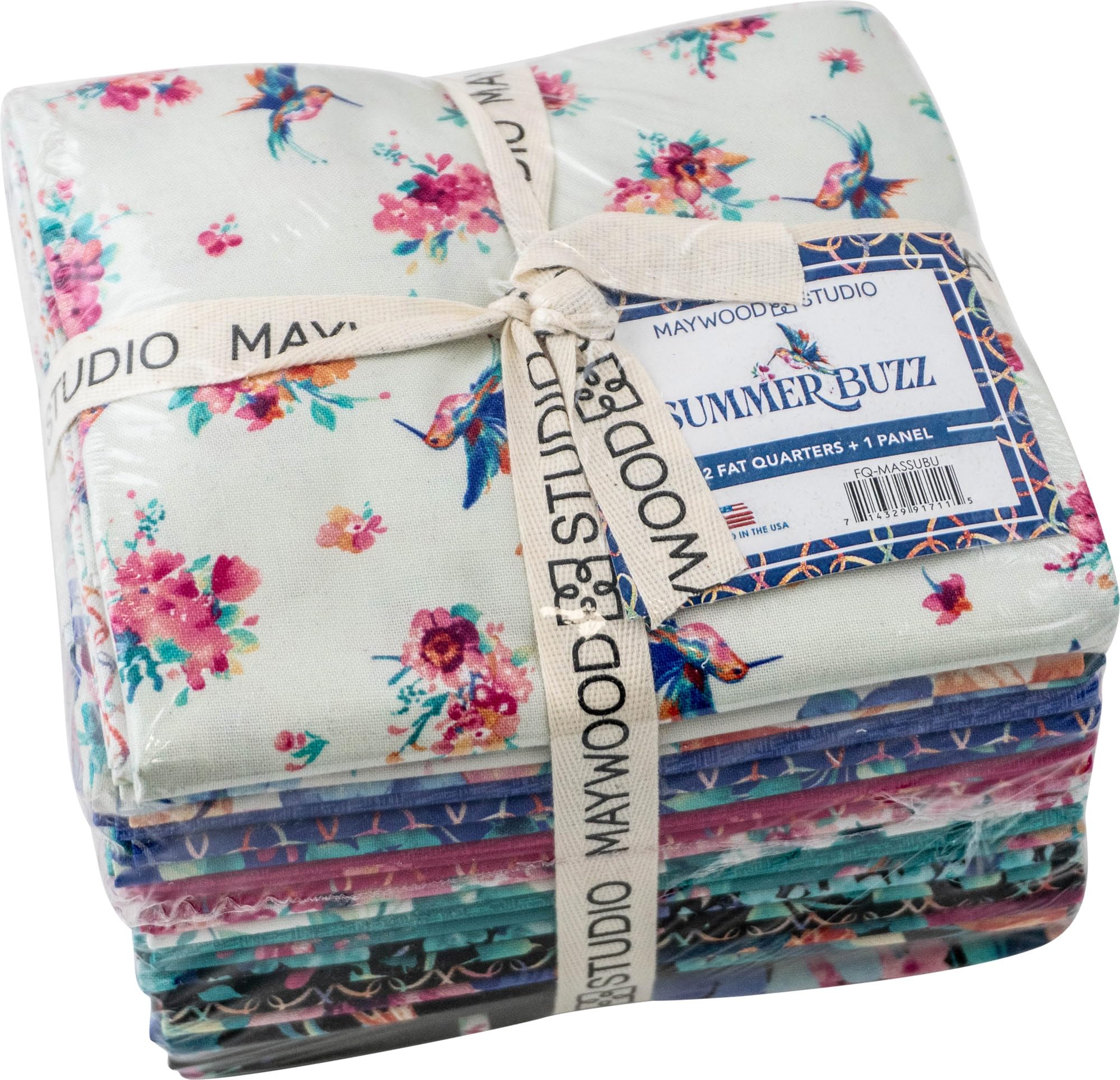 Maywood Studio Assorted Summer Buzz 22 Fat Quarters 1 Panel