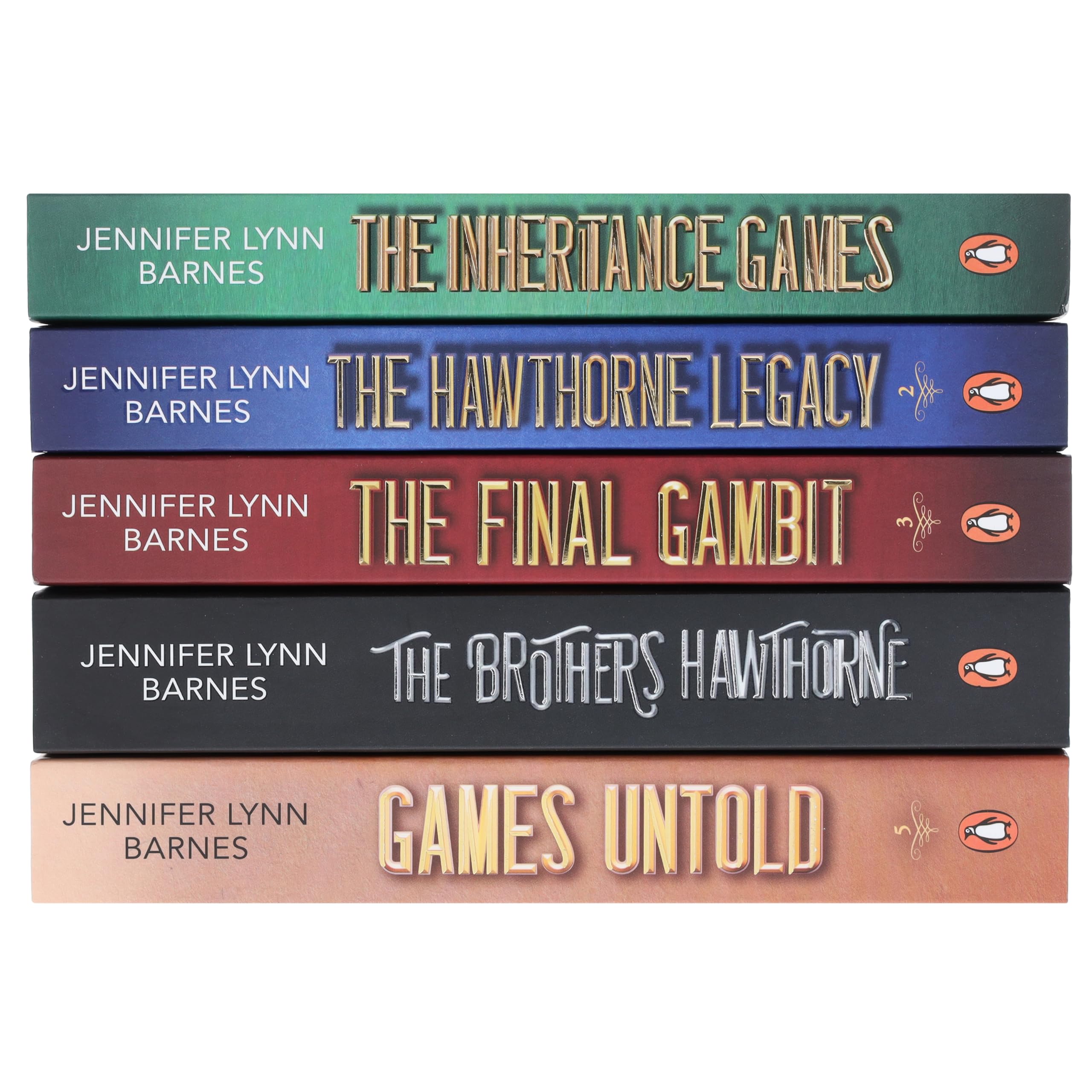 The Inheritance Games Series By Jennifer Lynn Barnes 5 Books Collection Set (The Inheritance Games, The Hawthorne Legacy, The Final Gambit, The Brothers Hawthorne & Games Untold)