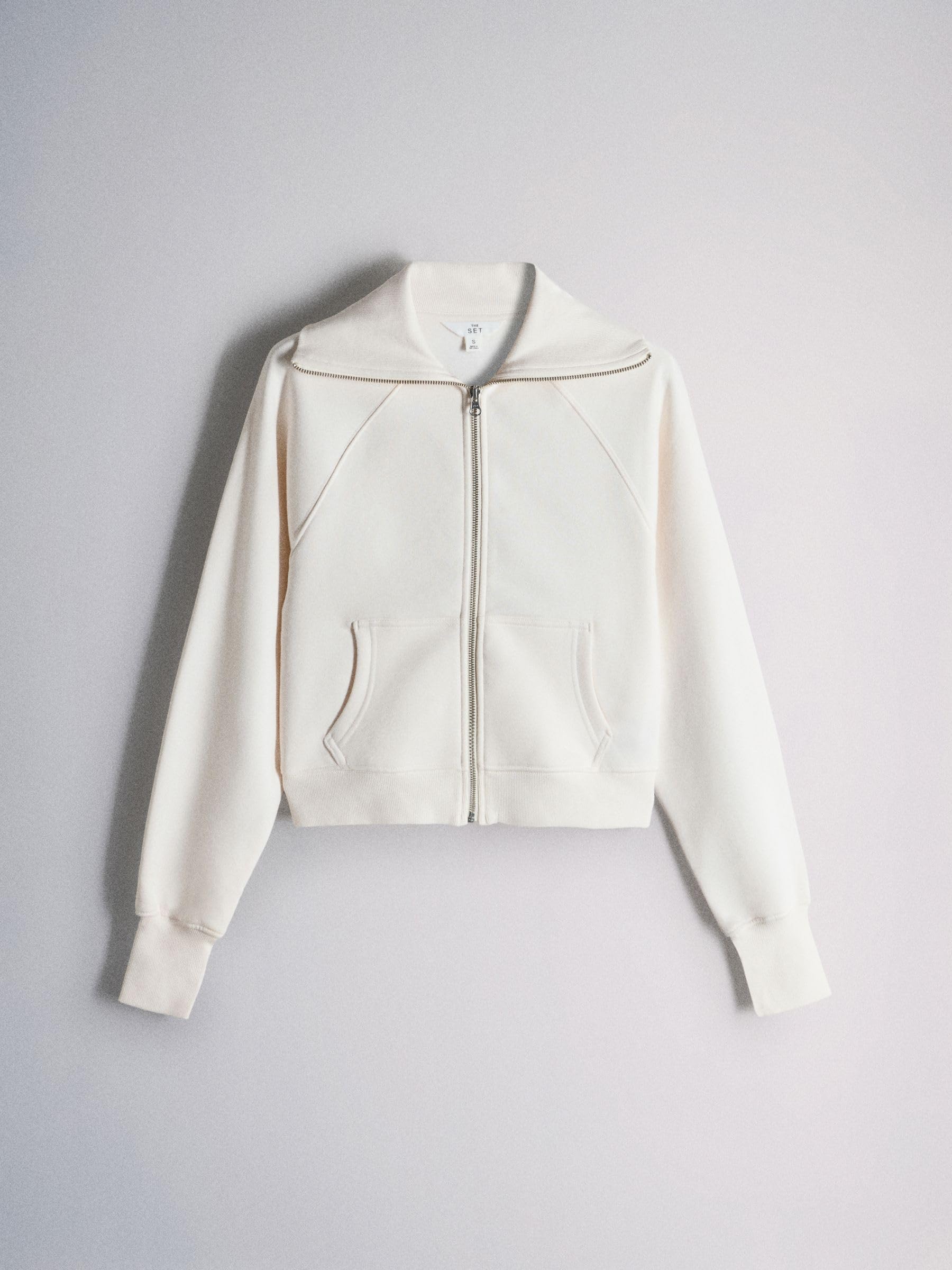 THE SET Donne Completo con felpa con zip e pantaloni da jogging