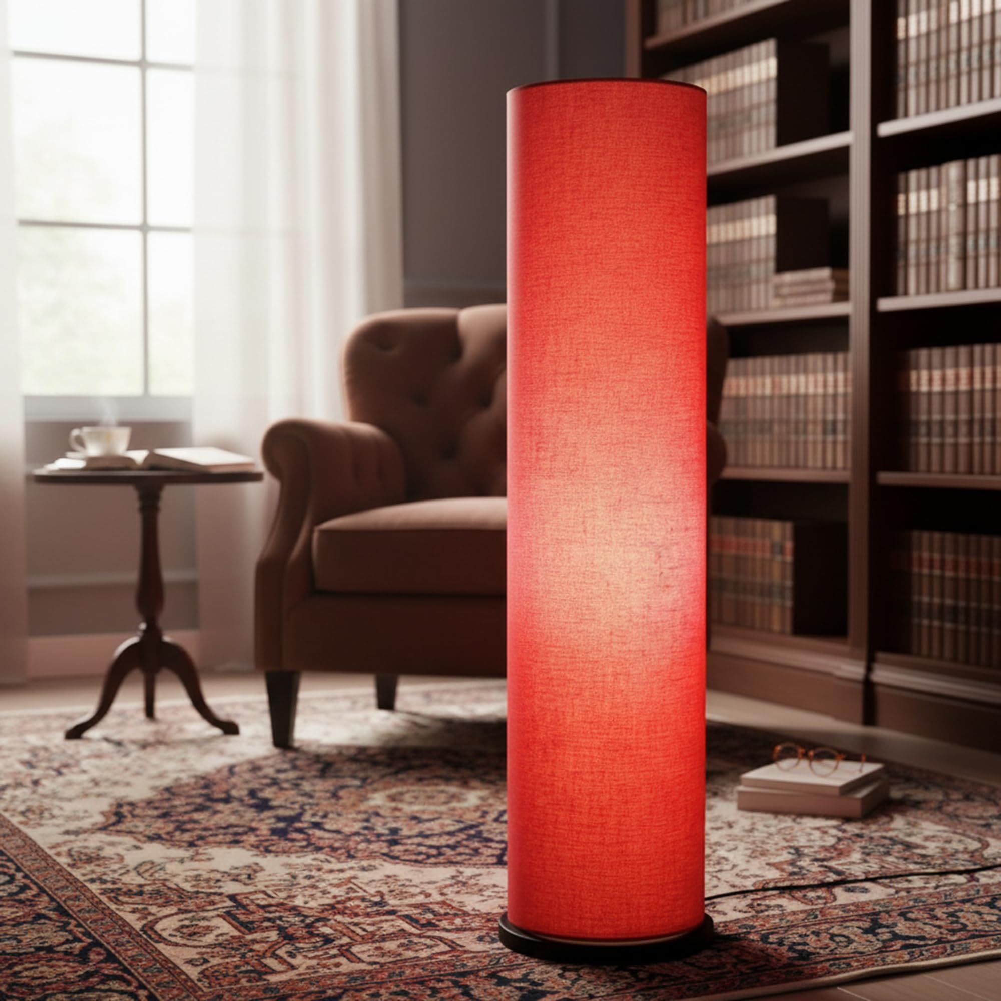 Cream Cylinder Floor Lamp - Decorative Lighting -10 Cream Cylinder Floor Lamp - Decorative Lighting -10