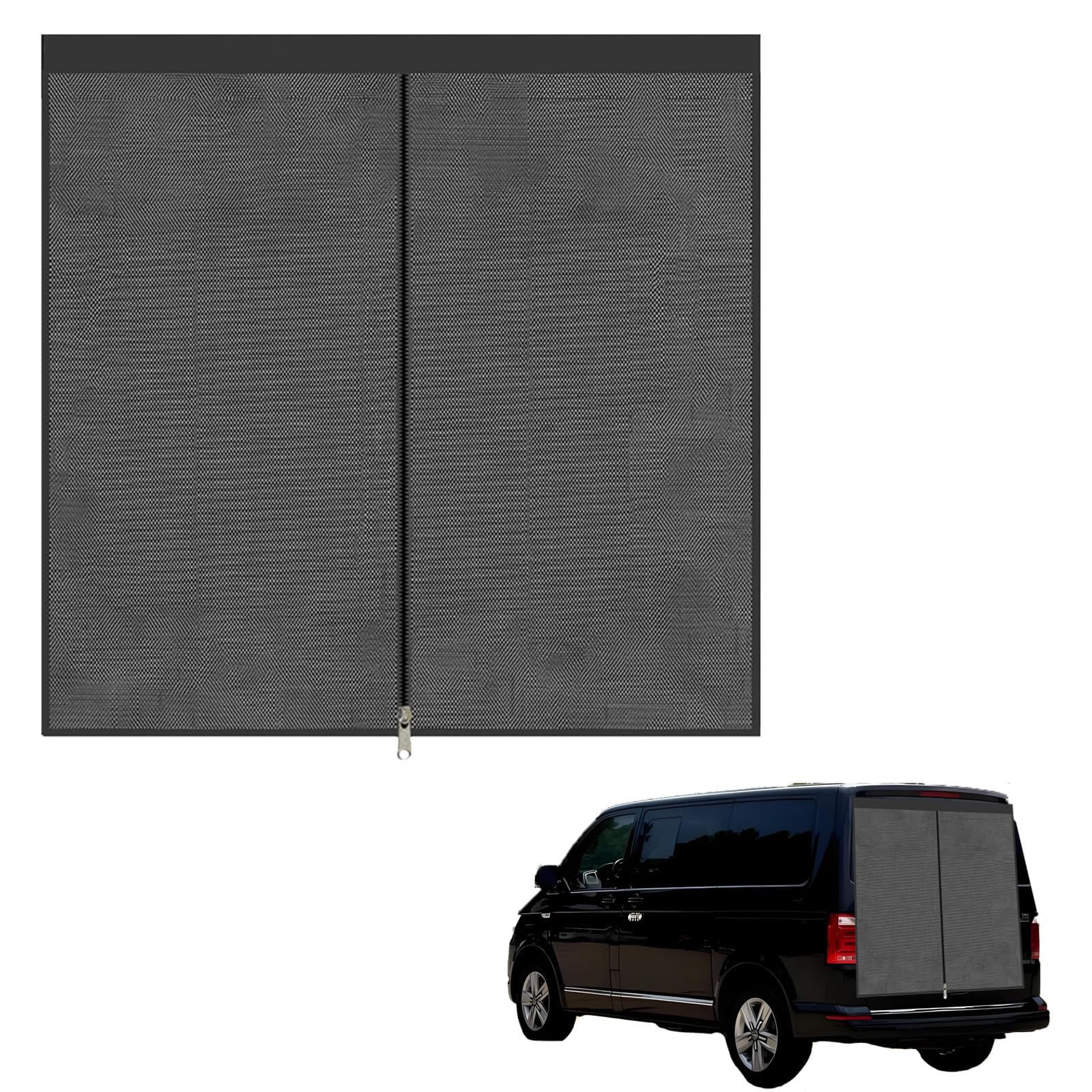 Zanzariera Magnetica Per Portellone Auto VW T5 T6 - Tenda Parasole Per Campeggio E Viaggi - Foto 6
