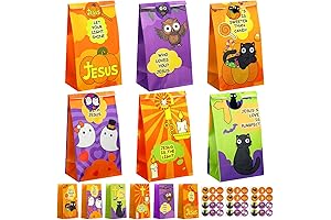 Christian Treat Bags for Religious Halloween Party Favors