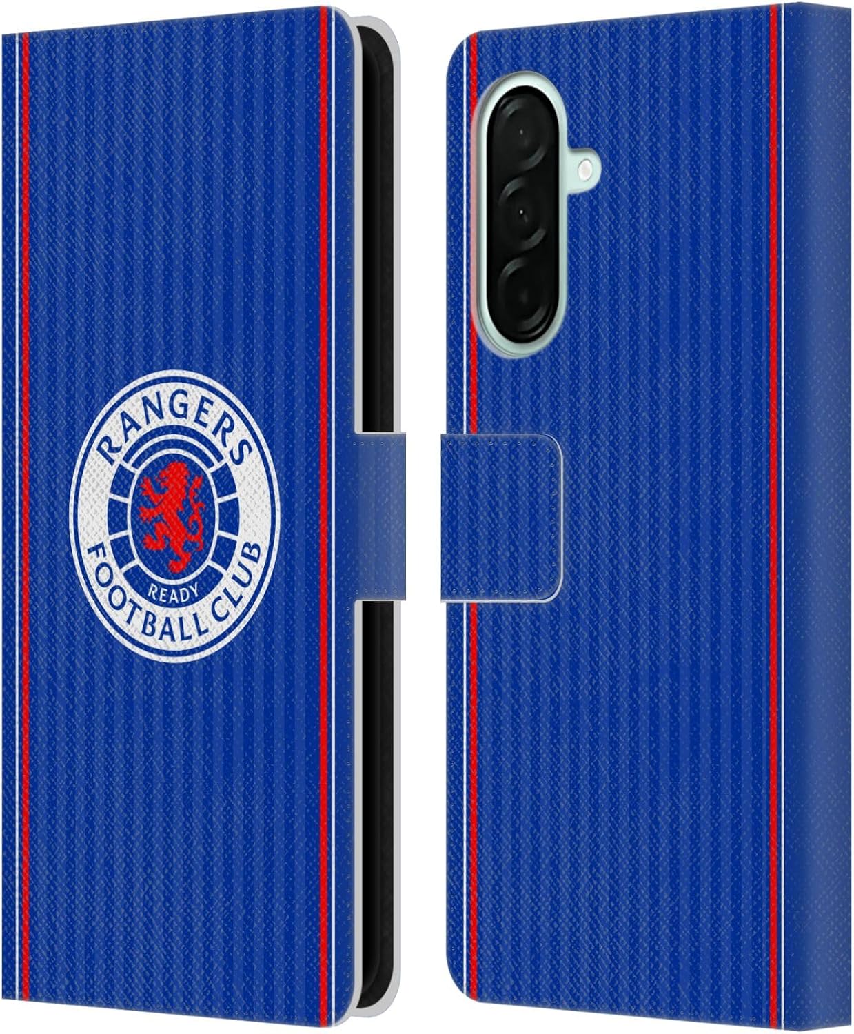 Head Case Designs Officially Licensed Rangers FC Home 2023/24 Kit Leather Wallet Case Compatible with Samsung Galaxy A26 5G