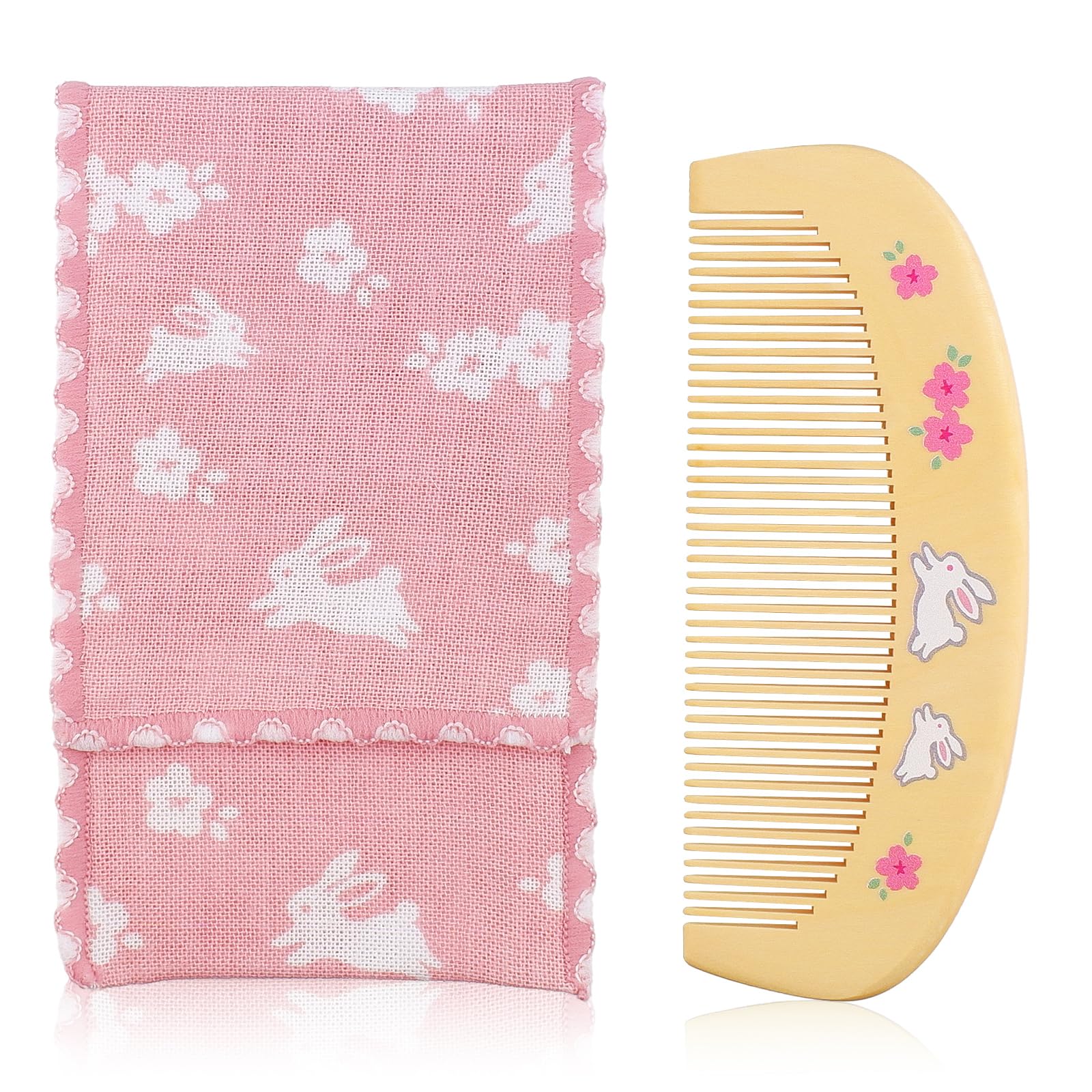 Camellia Oil Beard Comb with Case