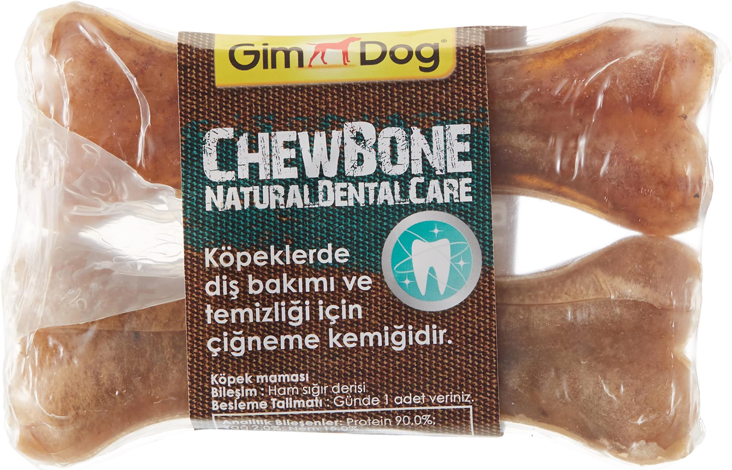 GIMBORN Bone dog in the buff - 11.25 cm - Snacks and bones for dogs