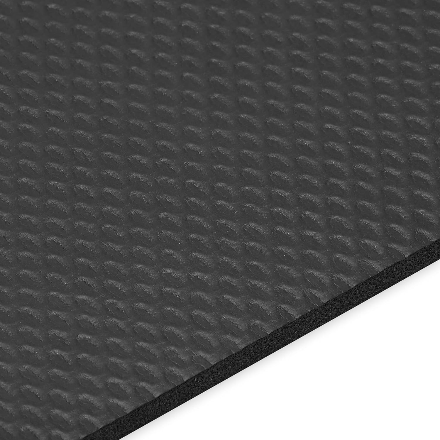Champion 10mm Exercise Mat, Cushioned Non-Slip Workout Mat with Textured Base for Yoga, Pilates, Stretching & Floor-Based Training, Lightweight NBR Material, Includes Carry-On Strap