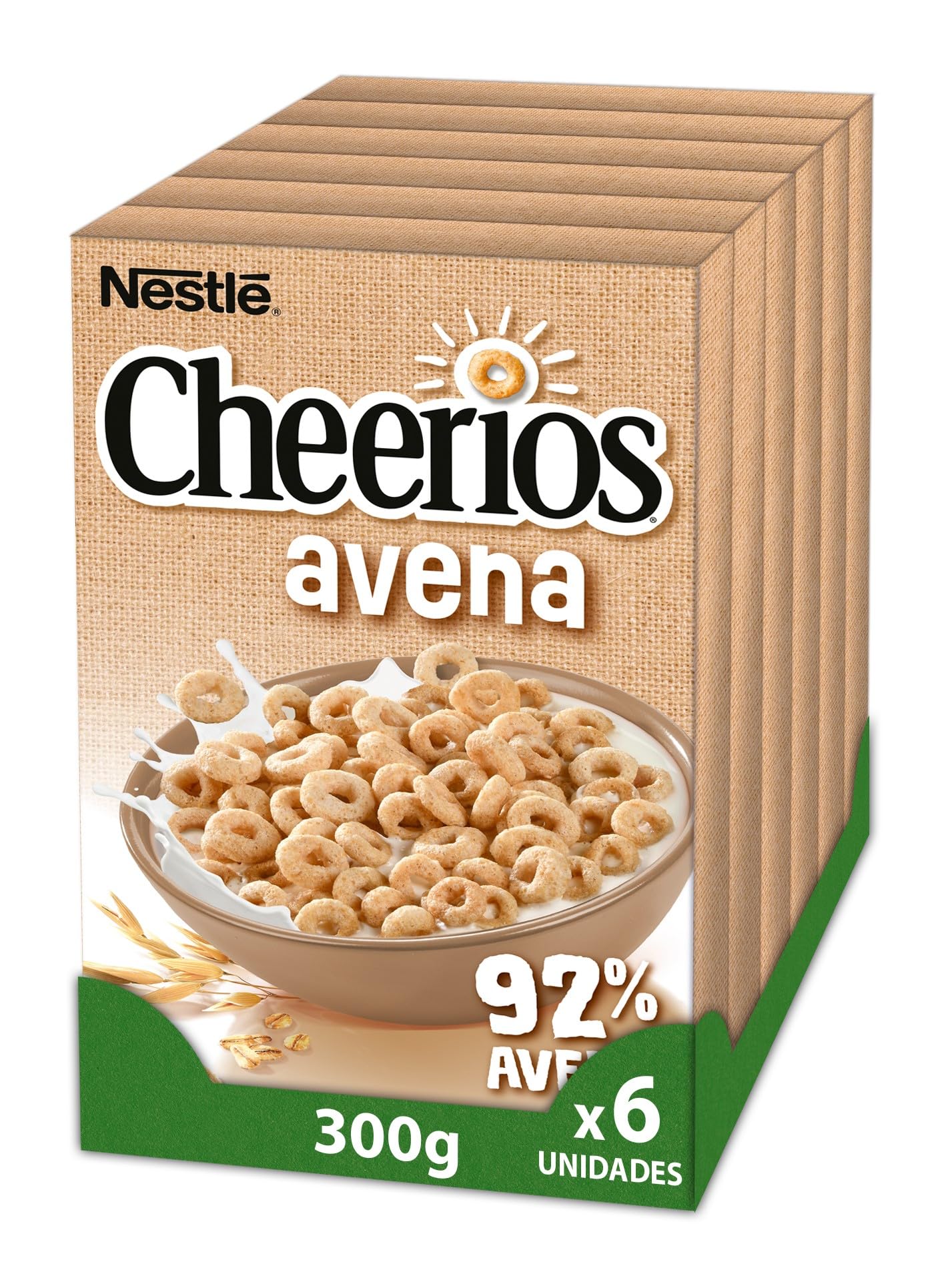 Cereales Nestlé Cheerios Avena 300g - Pack de 6