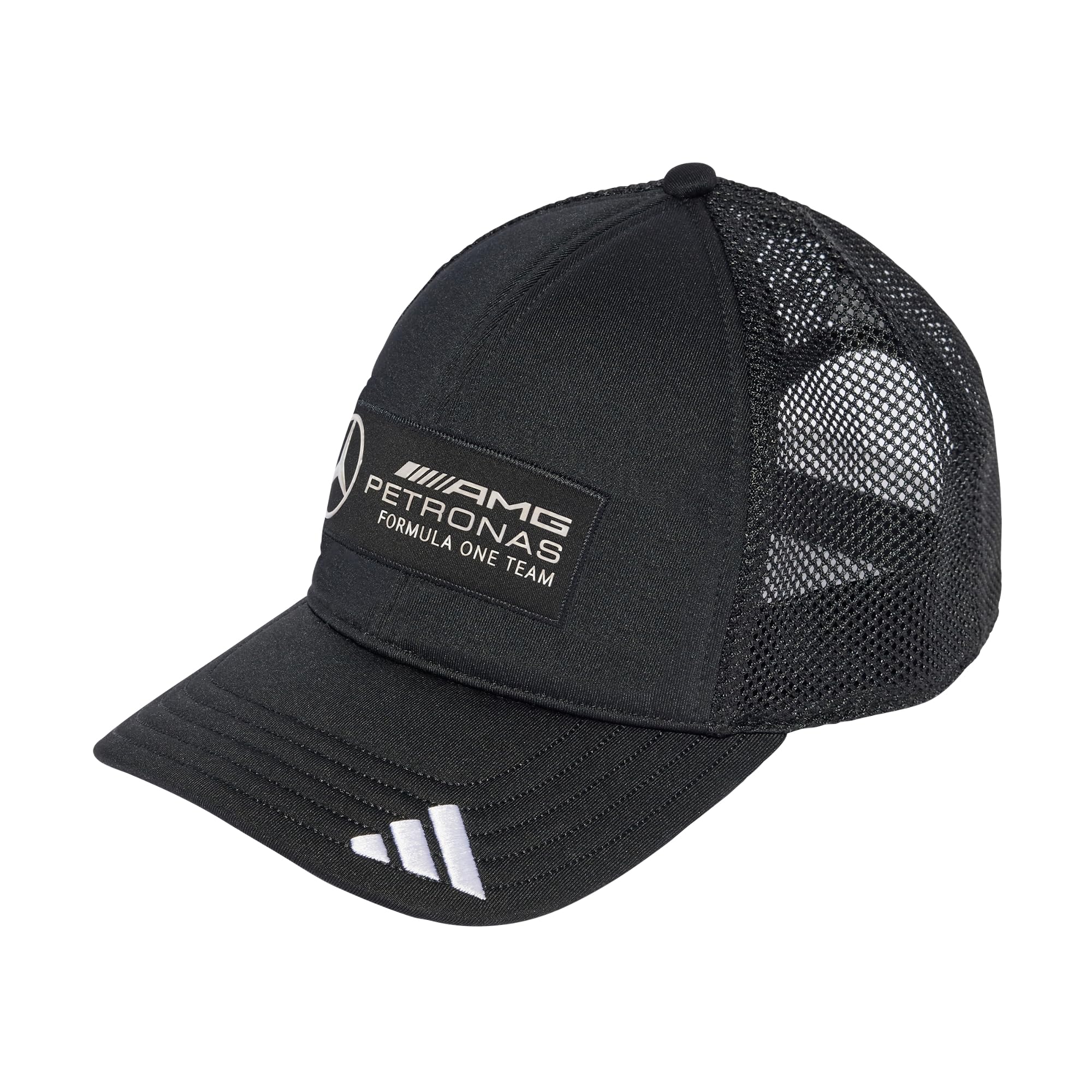 Adidas Unisex - Adulto Mercedes - Amg Petronas Formula One Team Snapback Logo Trucker Cap, Black/White, Xs-image