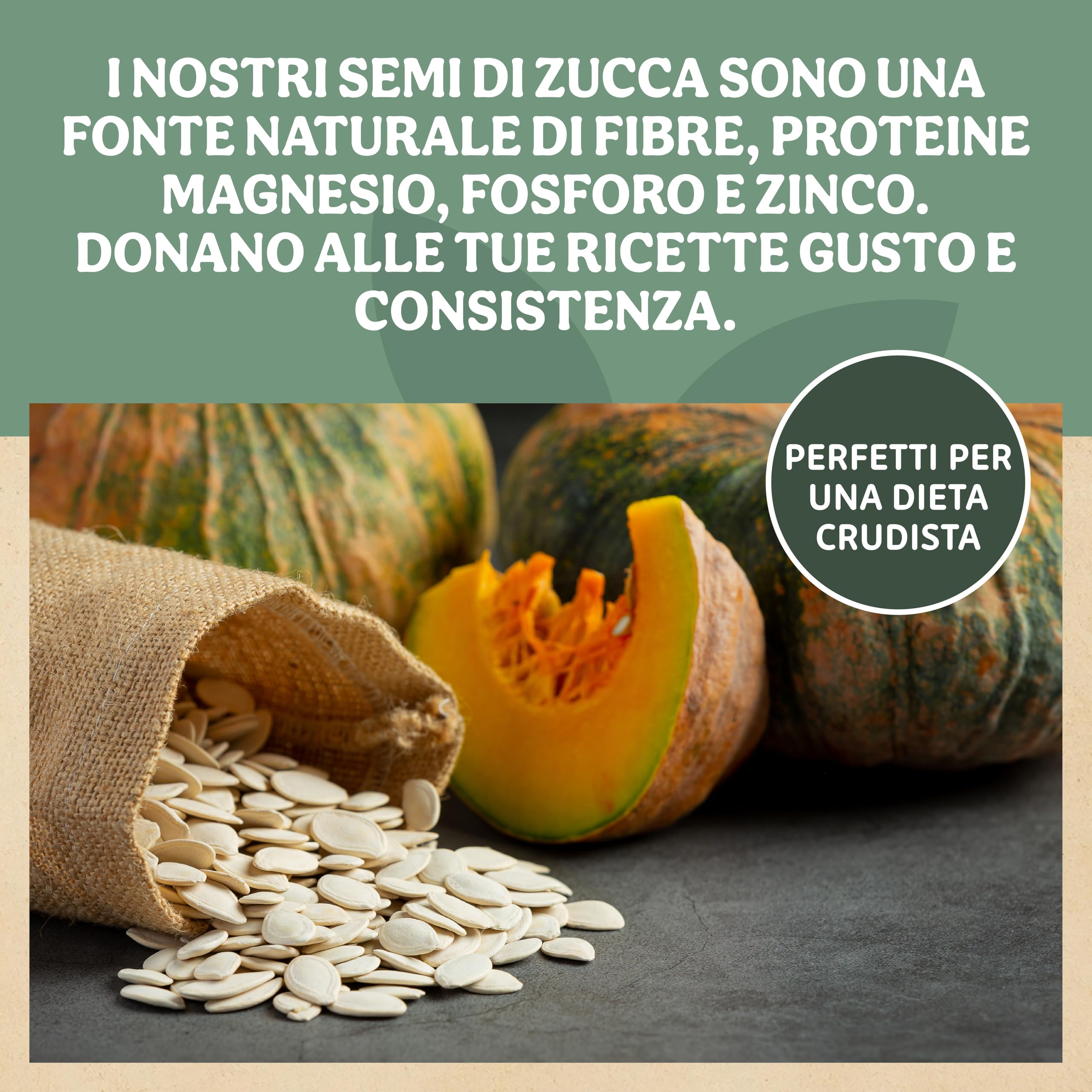 Probios Semi di Zucca Bio - Fonte di fibre e minerali - ideale sia per piatti cotti che crudi - Qualità Premium Semi Zucca - Confezione da 6 (6 x 200 g)