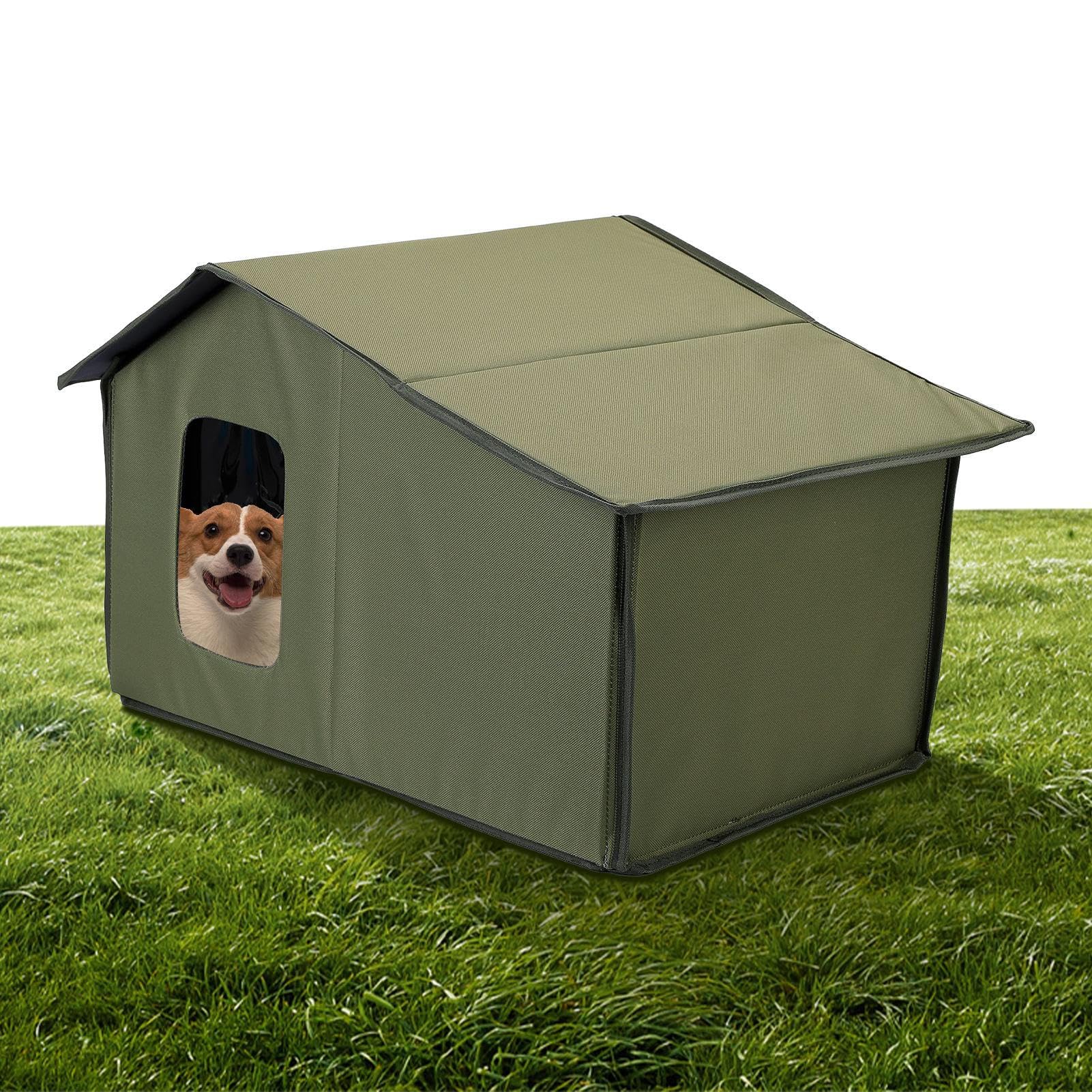 Casa Cueva Para Gato Impermeable Con Cojín Extraíble - Refugio Exterior Cálido Para Mascotas Pequeñas