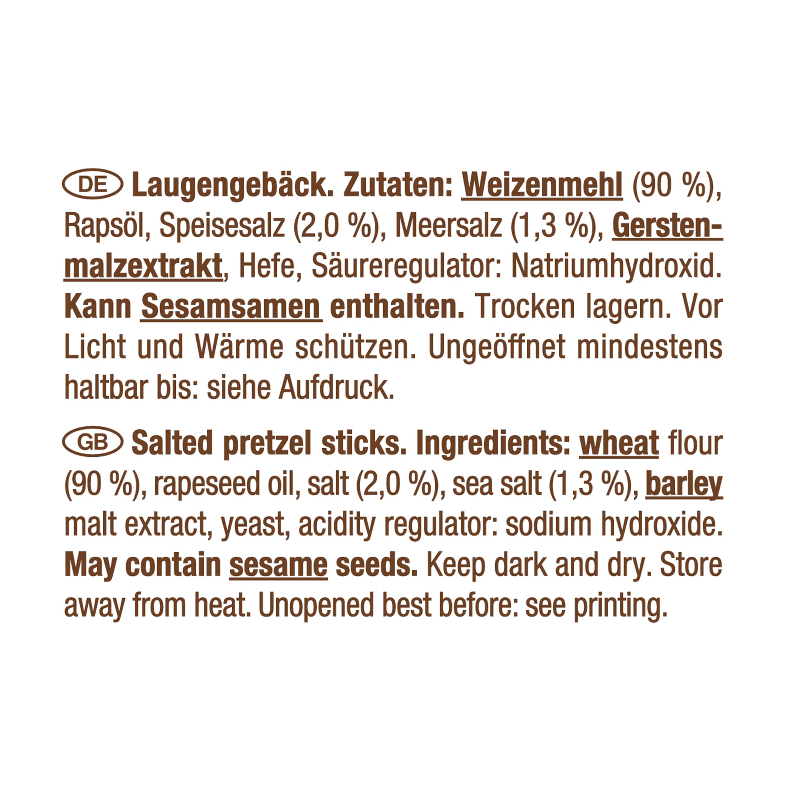 LORENZ | Saltletts Sticks Classic | 18 x 150 g | vegan