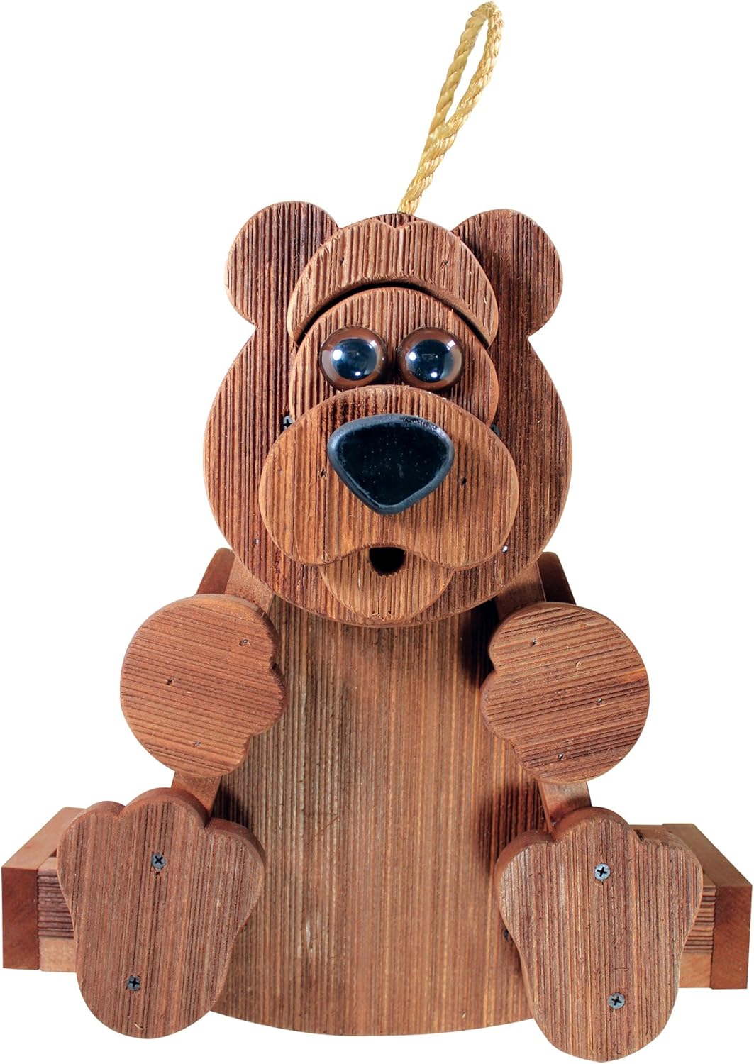 Bear Wooden Bird Feeder Amazon.ca Patio, Lawn & Garden