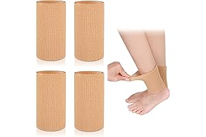 4pcs Ankle Gel Sleeve Ice Skates Accessories Padded Ankle Protector Moisturizing Gel...