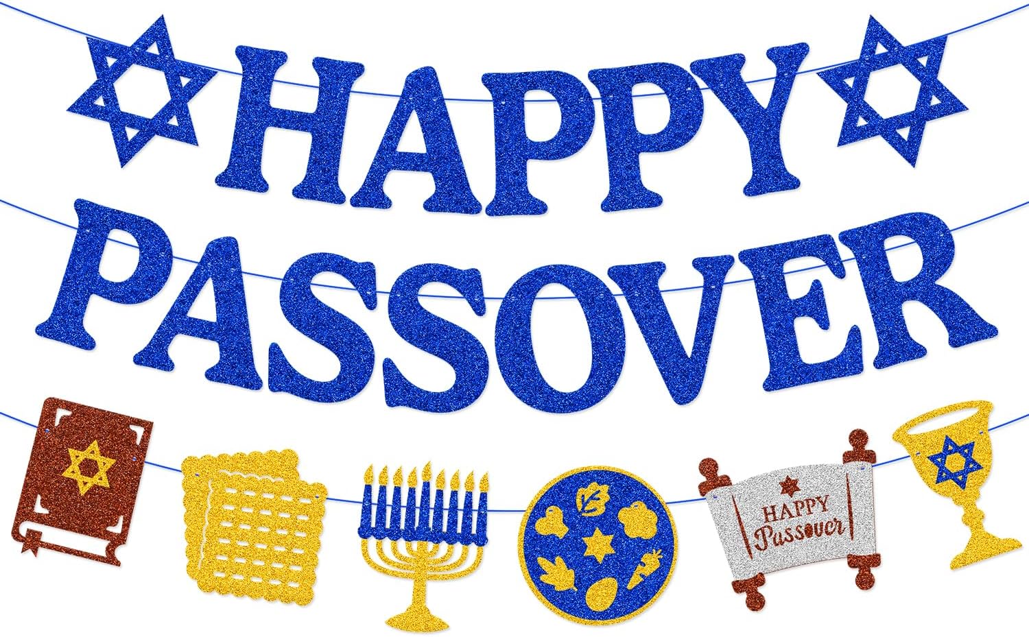 Happy Passover Banner Passover Theme Garland Happy Passover