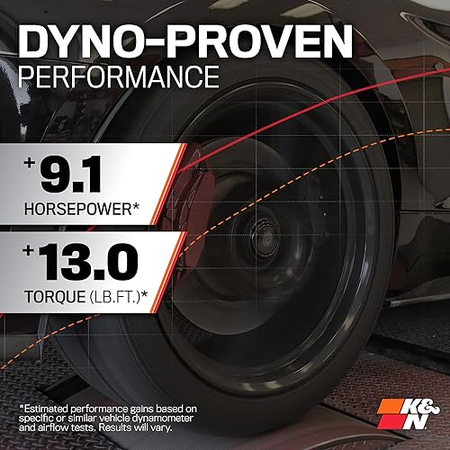 Miniatura 9 de KN Kit de admisión de aire frío de rendimiento