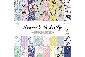 Decorative Flower Cardstock Paper for Crafts