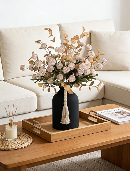 Lovely Dining Room Table Centerpiece Ideas for Every Season 26 Elegant Beige Mums in Metal Vase